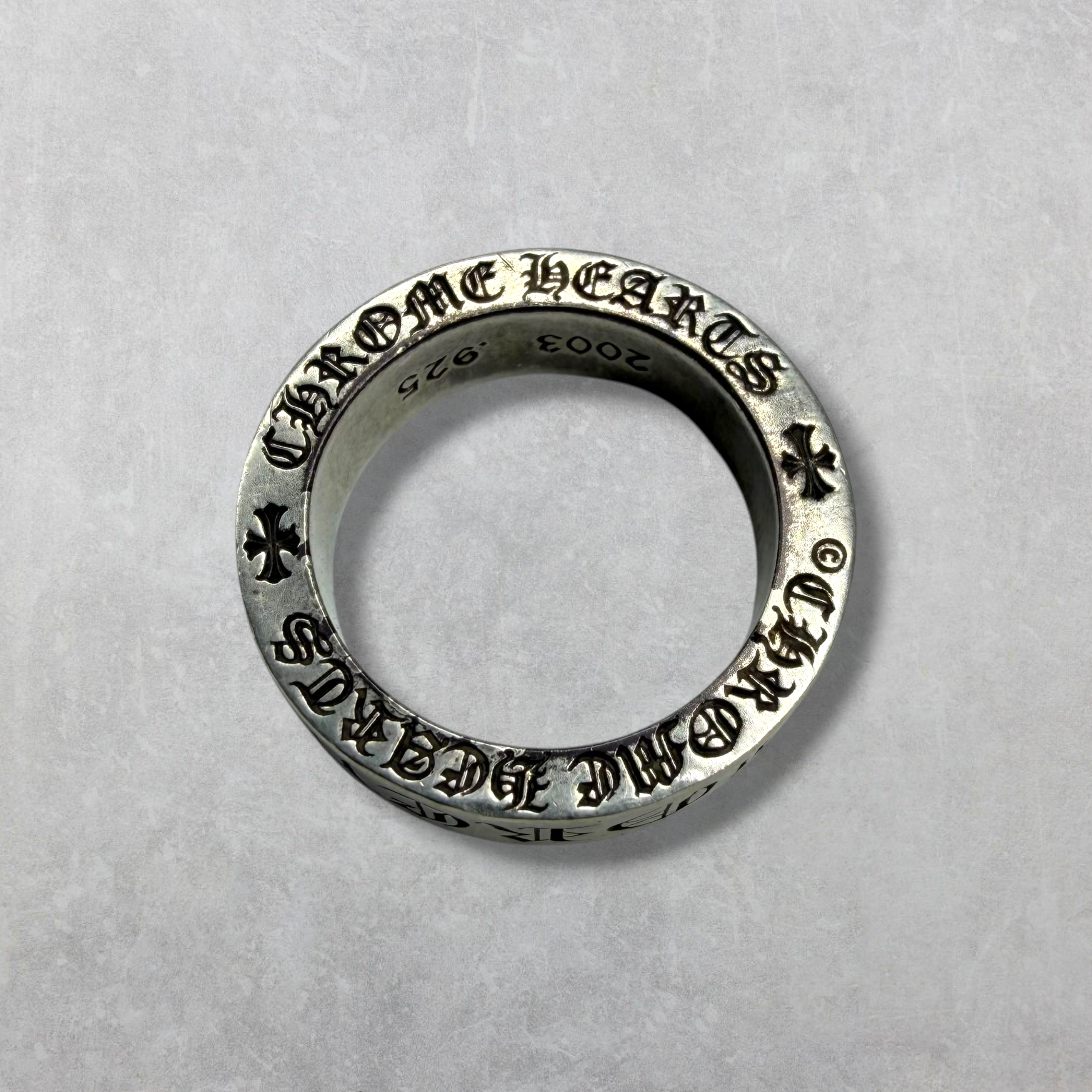 Chrome Hearts Forever 6MM Spacer Ring 7
