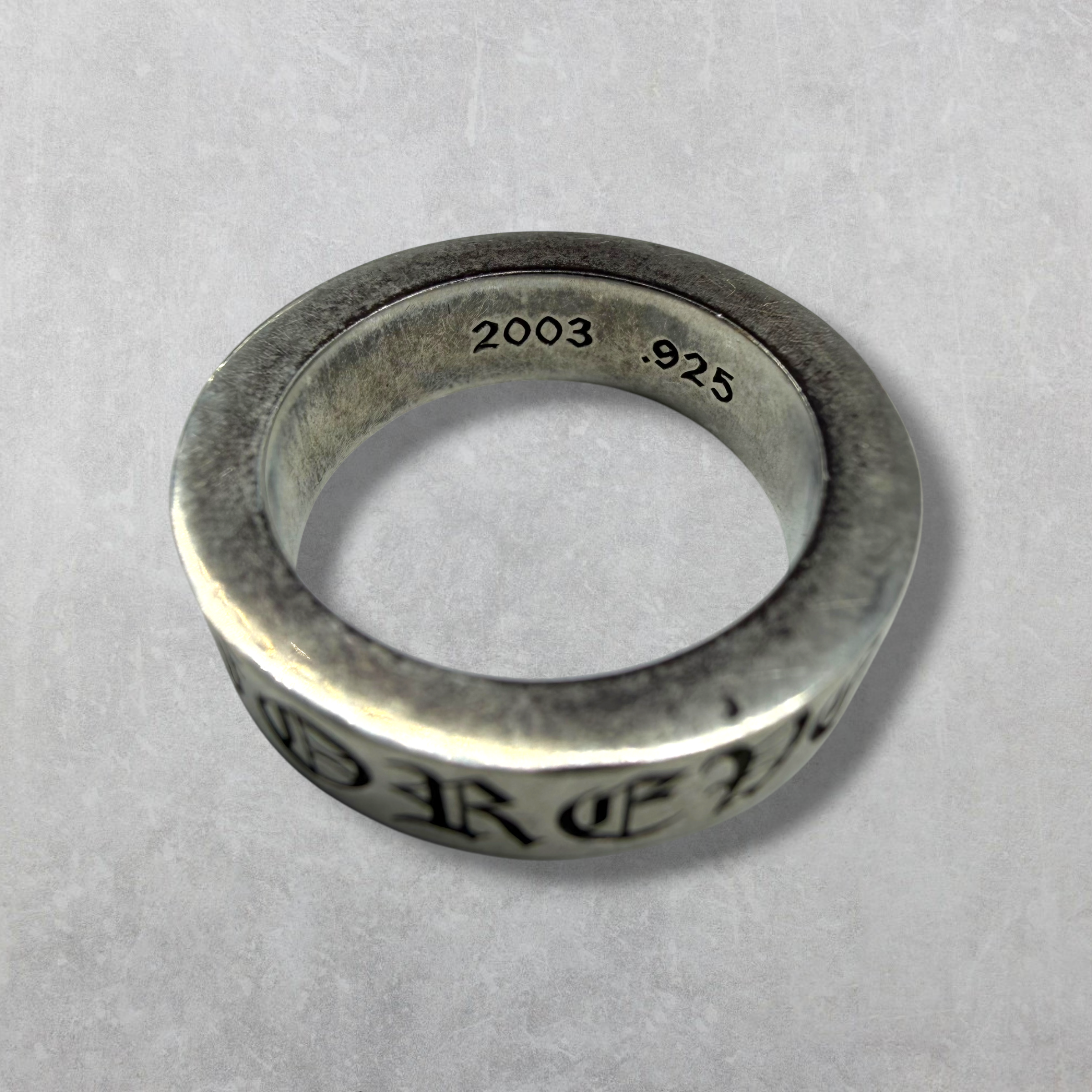 Chrome Hearts Forever 6MM Spacer Ring 7