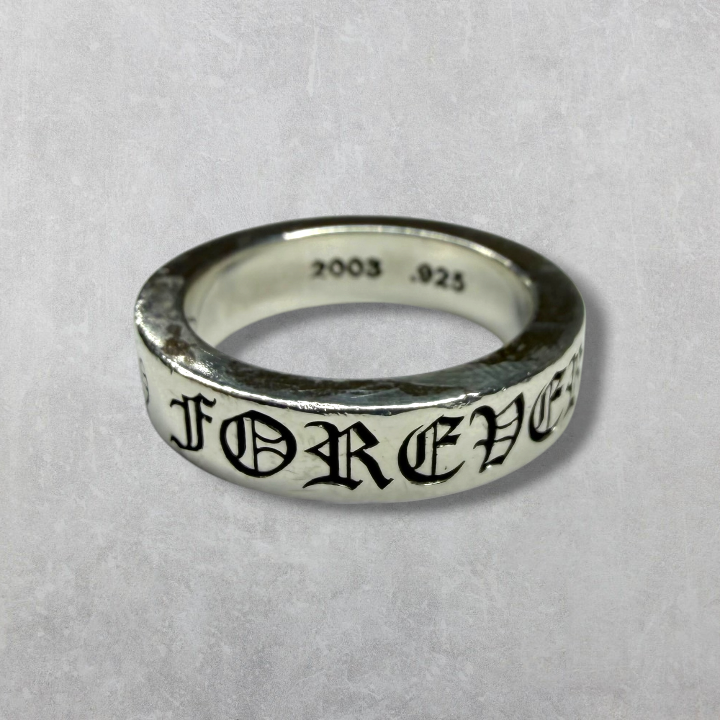 Chrome Hearts Forever 6MM Spacer Ring 10.5