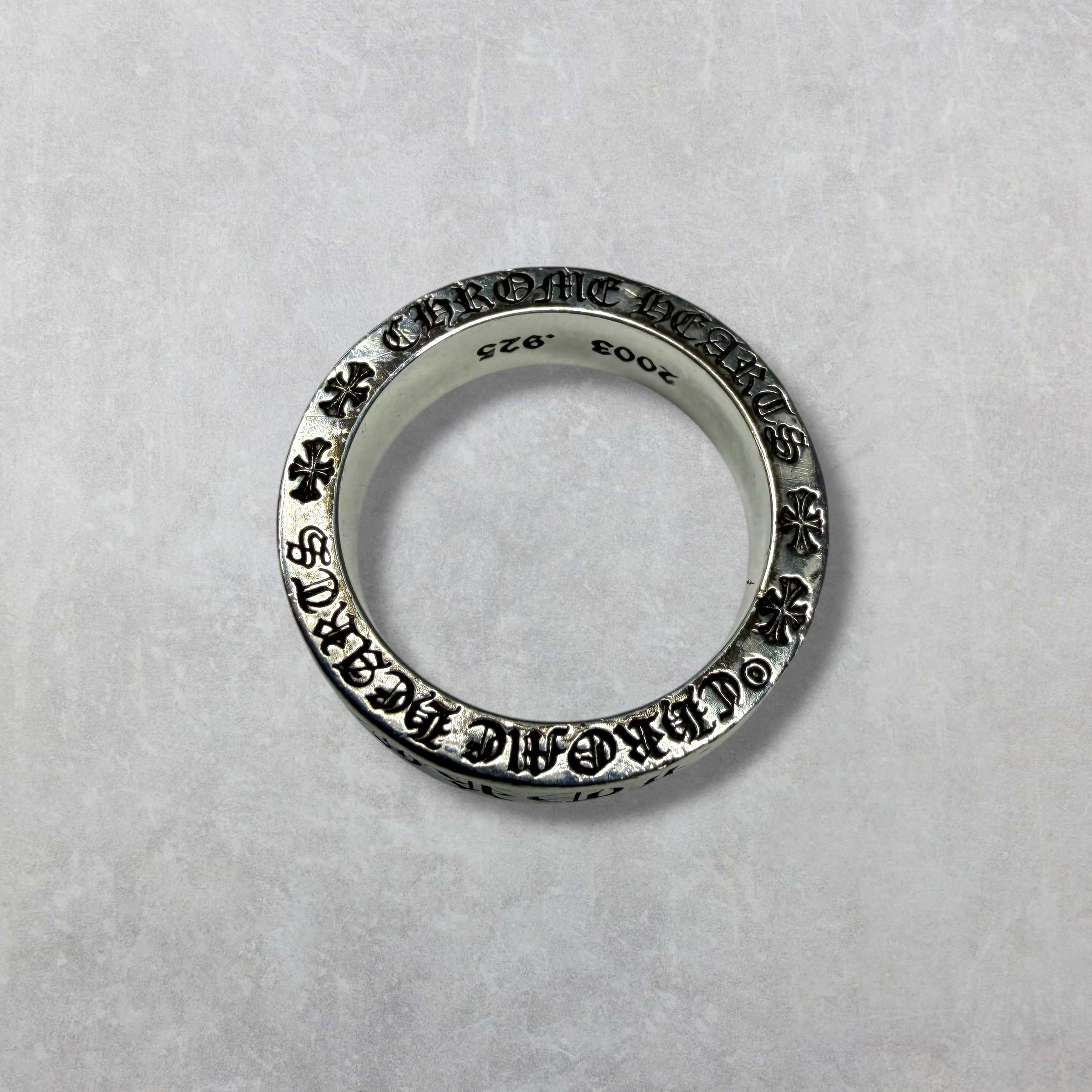 Chrome Hearts Forever 6MM Spacer Ring 10.5