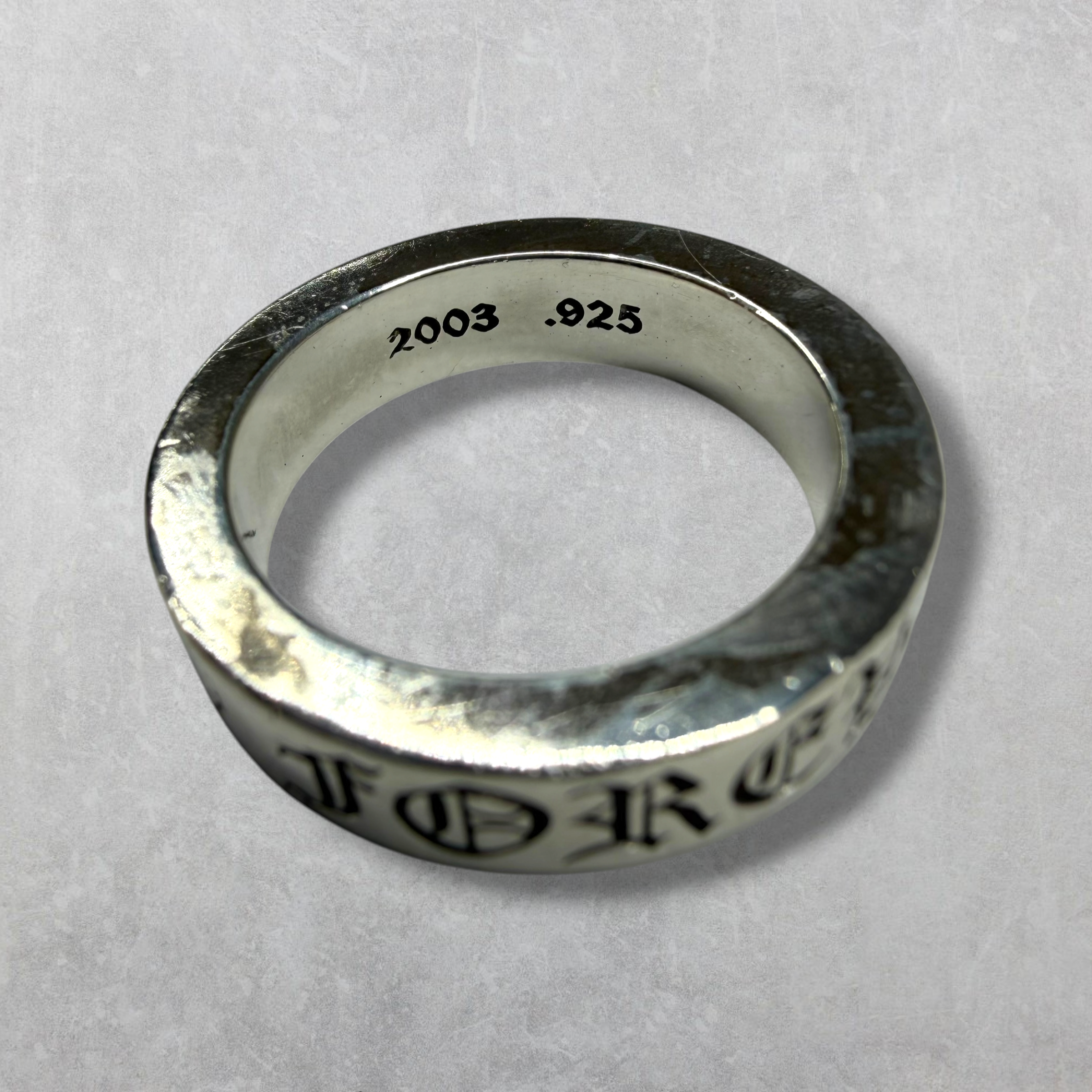 Chrome Hearts Forever 6MM Spacer Ring 10.5