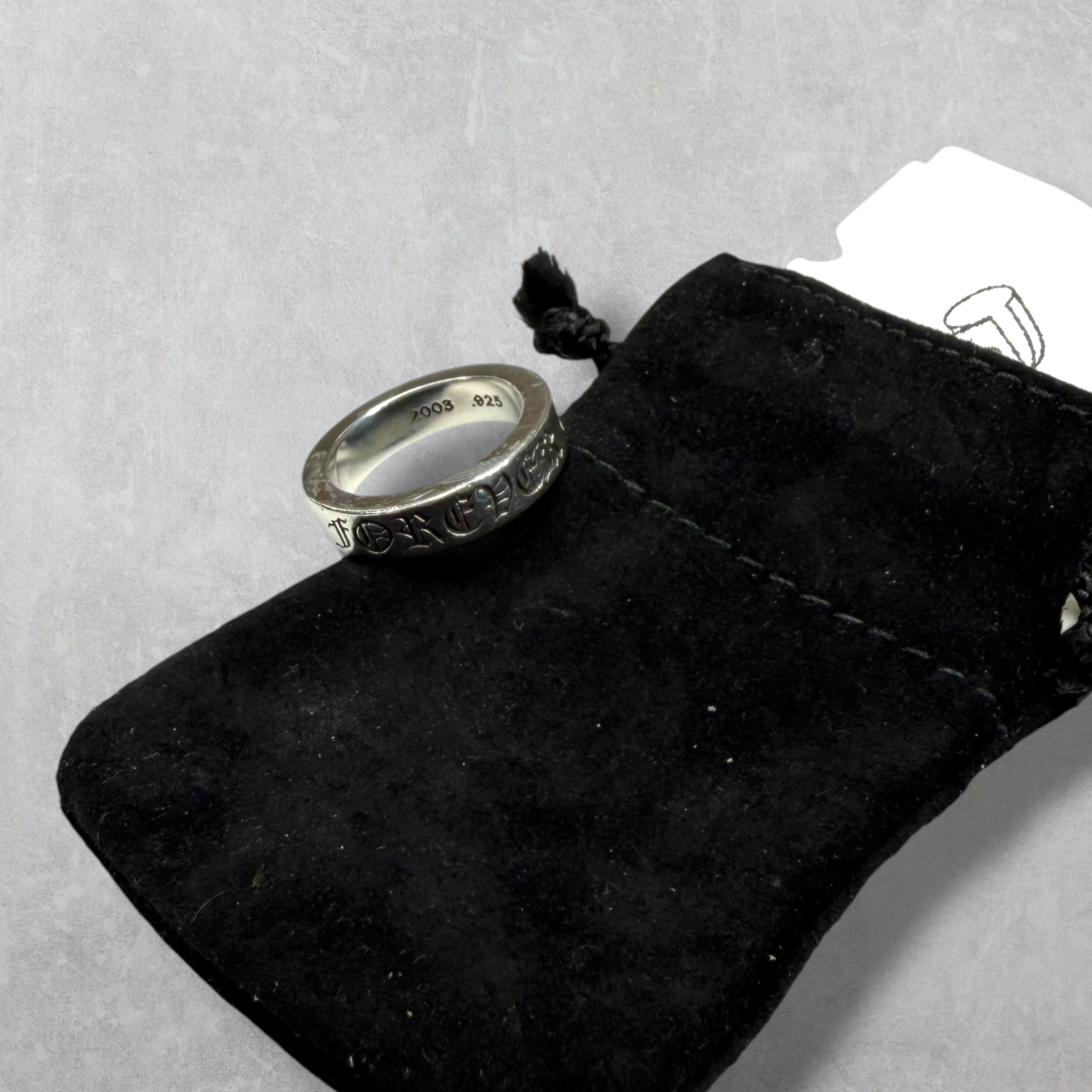 Chrome Hearts Forever 6MM Spacer Ring 10.5