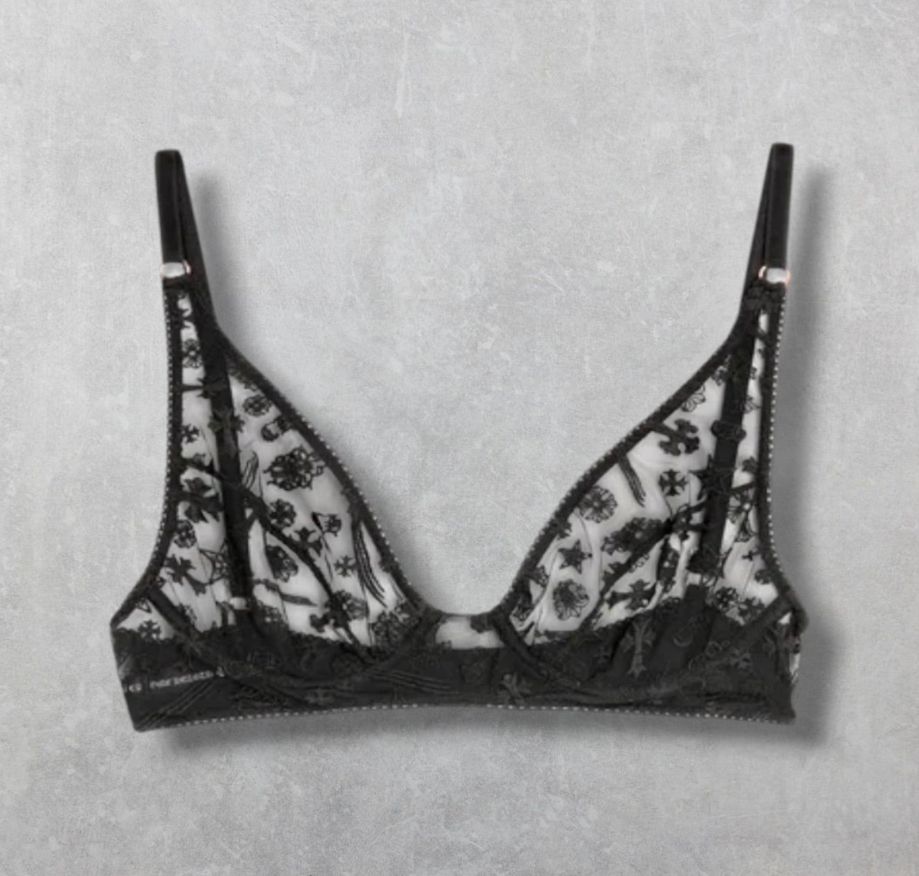 Chrome Hearts Lace Underwire Bra 32C