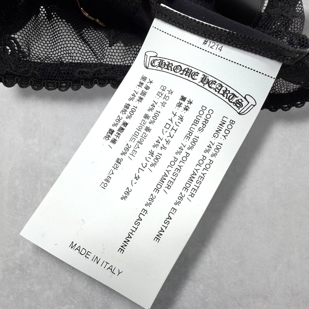 Chrome Hearts Lace Underwire Bra 32C