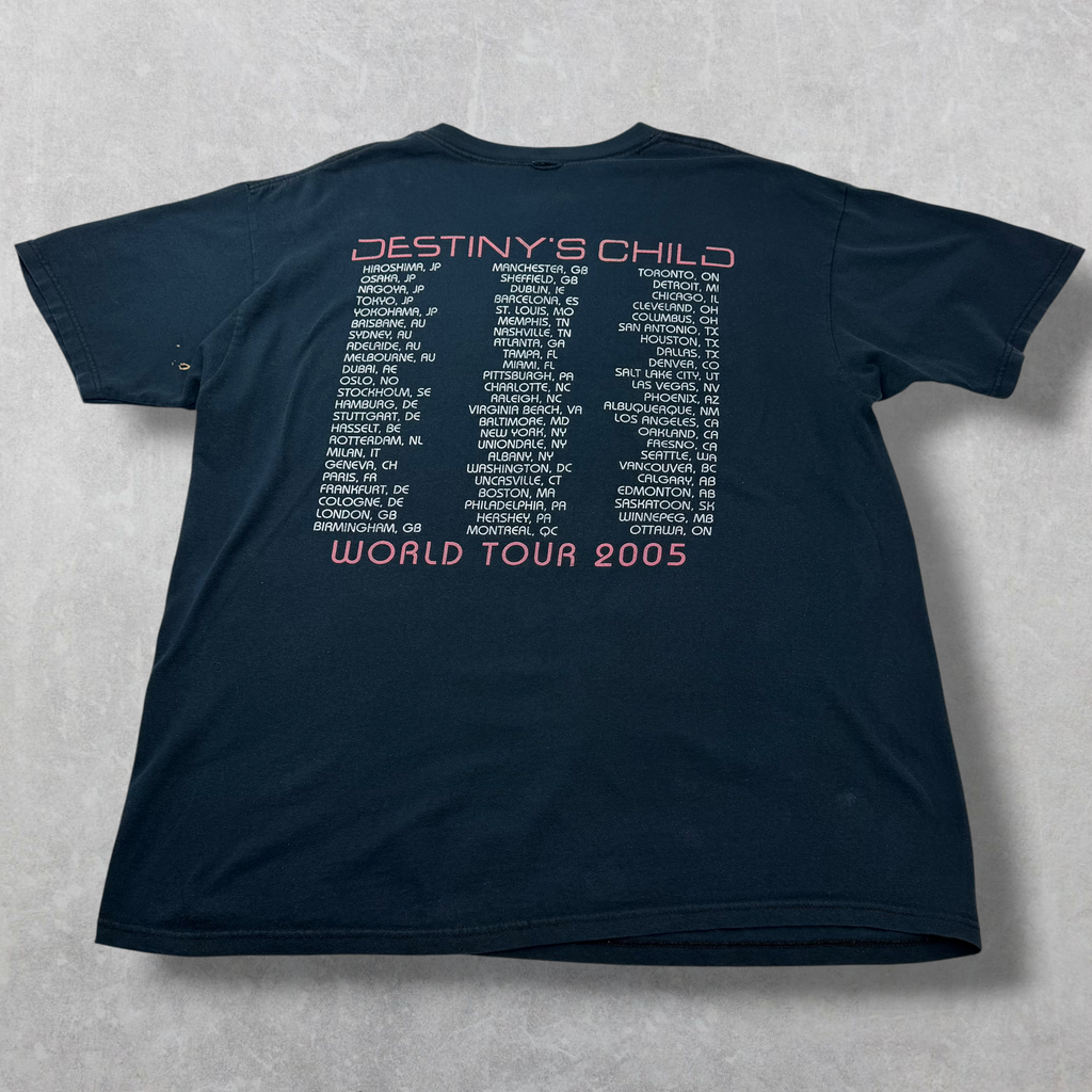 Vintage 2005 Destiny's Child Destiny Fulfilled Tour Tee XL