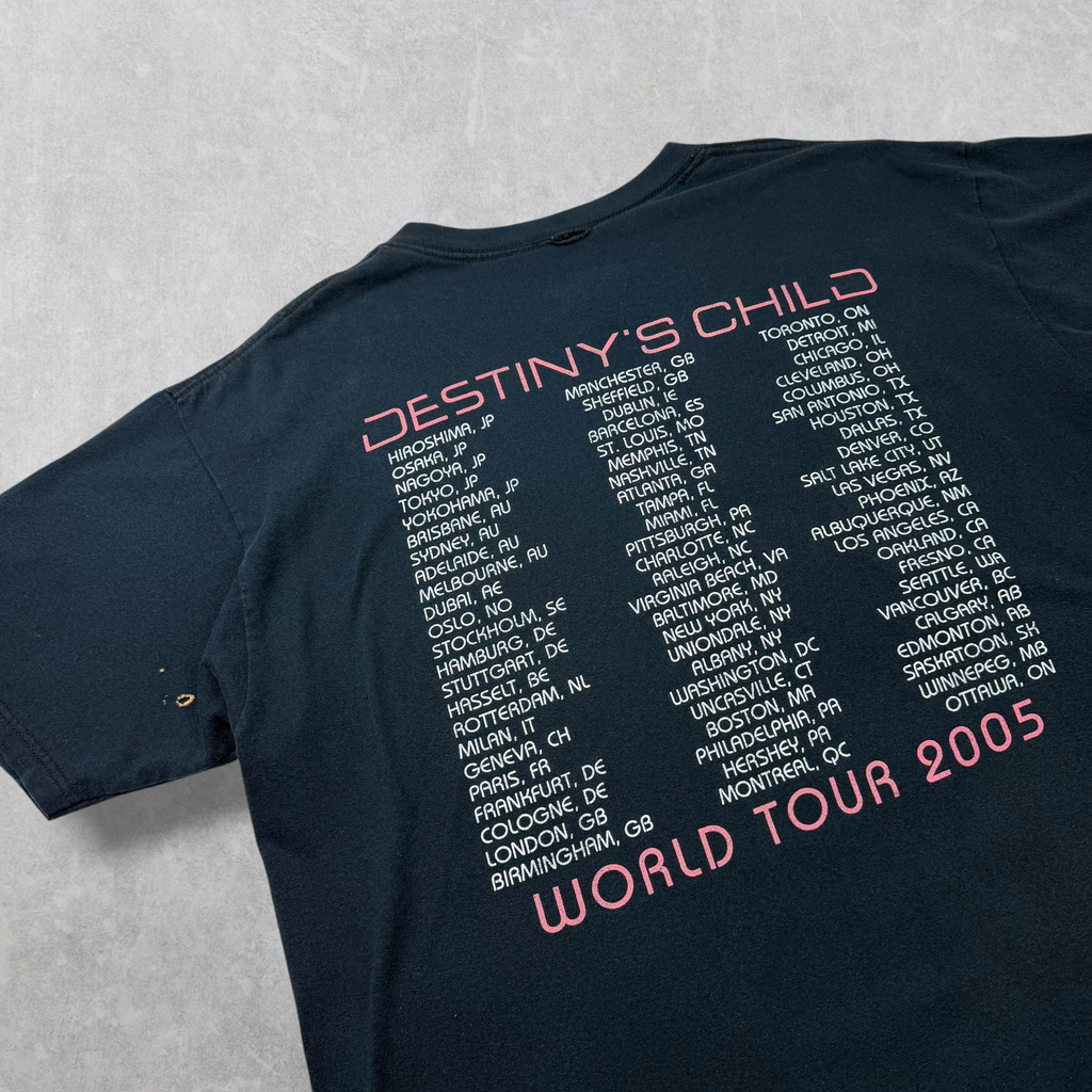 Vintage 2005 Destiny's Child Destiny Fulfilled Tour Tee XL