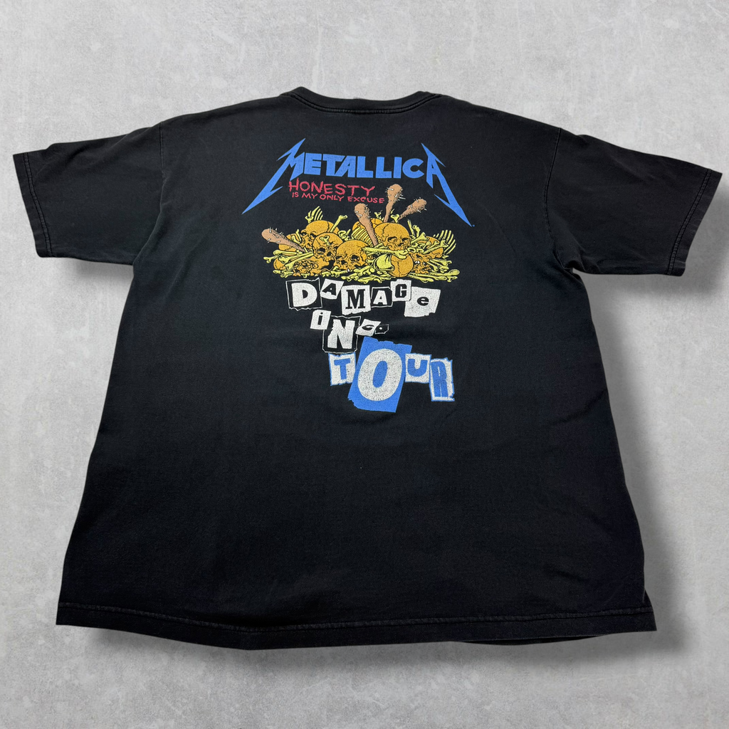 Vintage 1994 Metallica Pushead Damage Inc. Tee XL