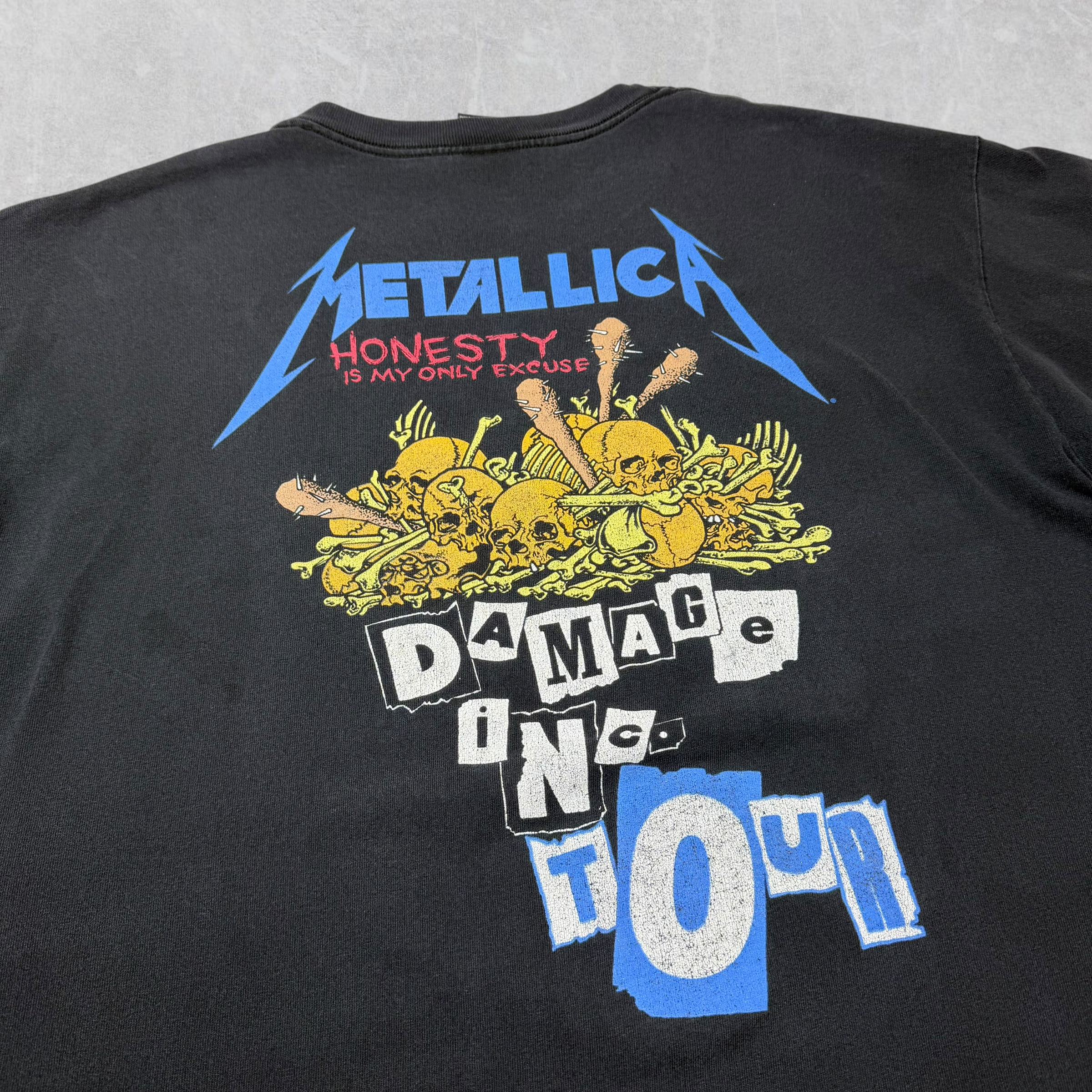 Vintage 1994 Metallica Pushead Damage Inc. Tee XL