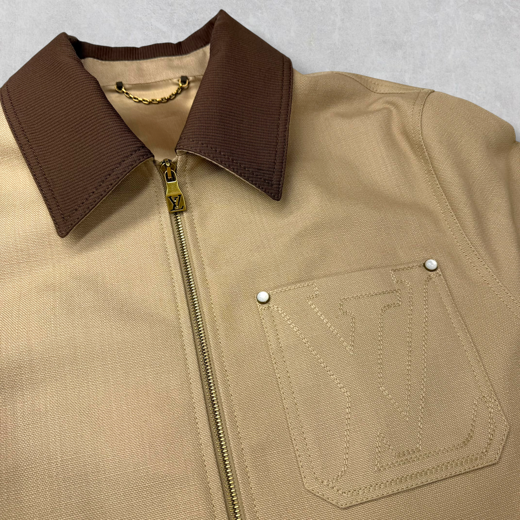Louis Vuitton Workwear Cotton Canvas Blouson 48 (M)