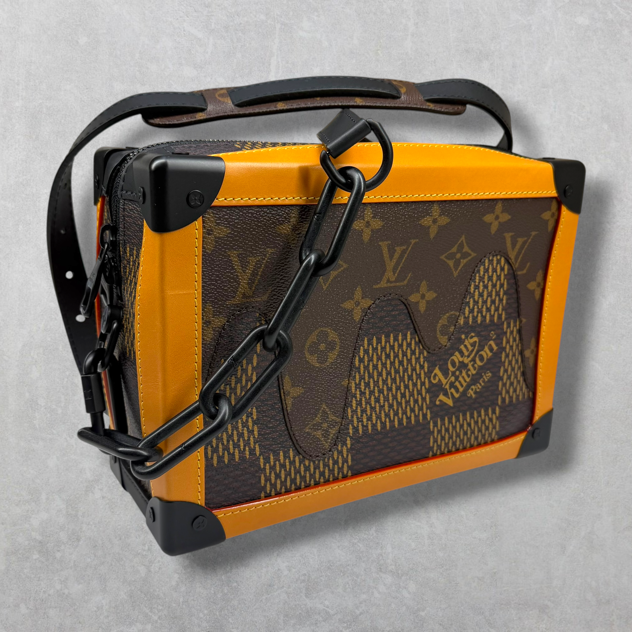 Louis Vuitton x Nigo Soft Trunk Damier Ebene Giant Brown