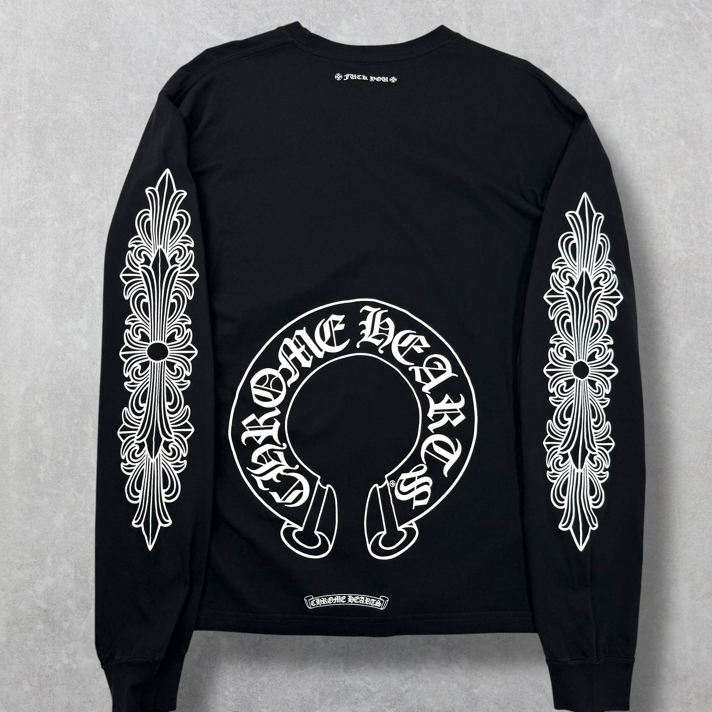 Chrome Hearts Horseshoe Floral L/S XL
