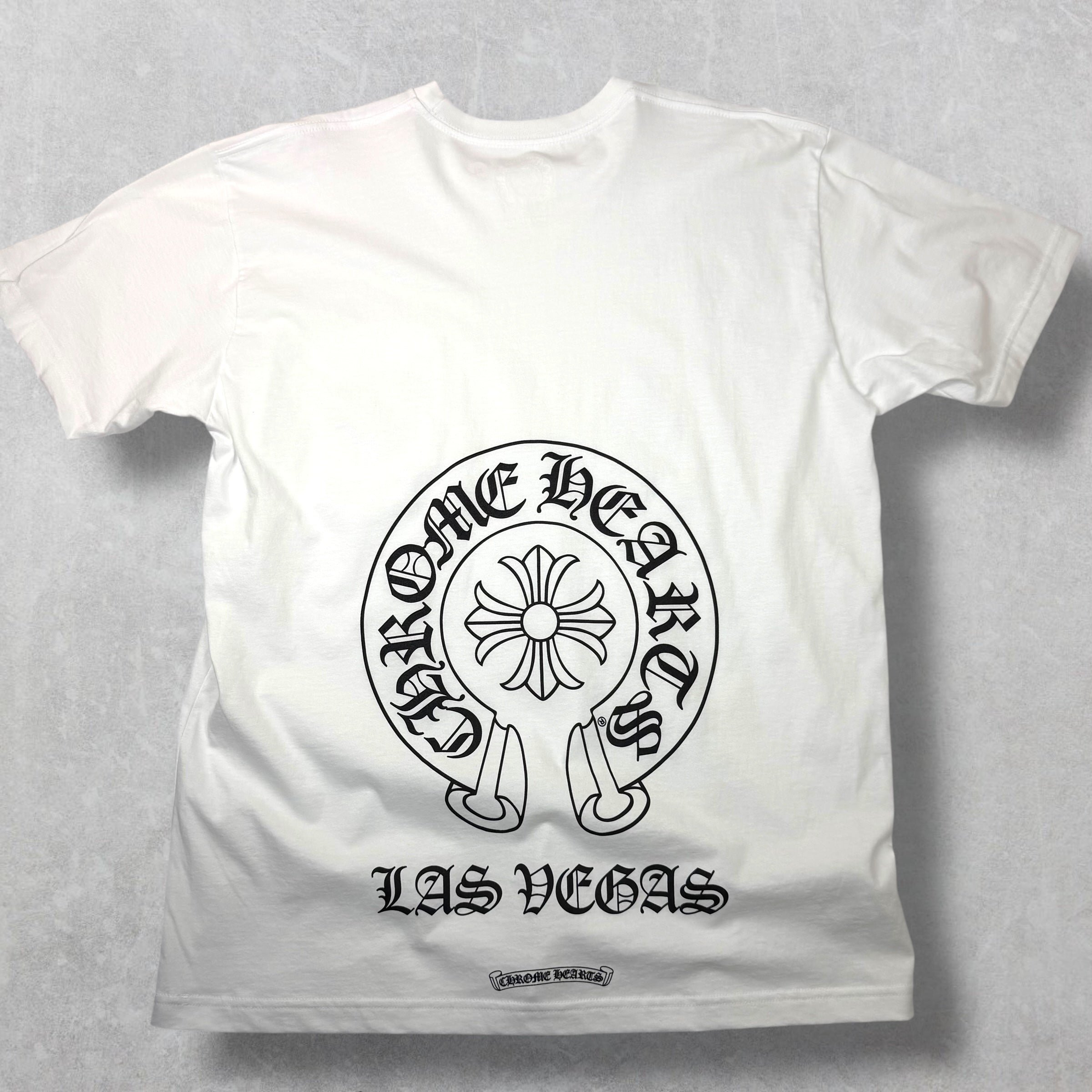 Chrome Hearts LV Exclusive Horseshoe White Tee XL