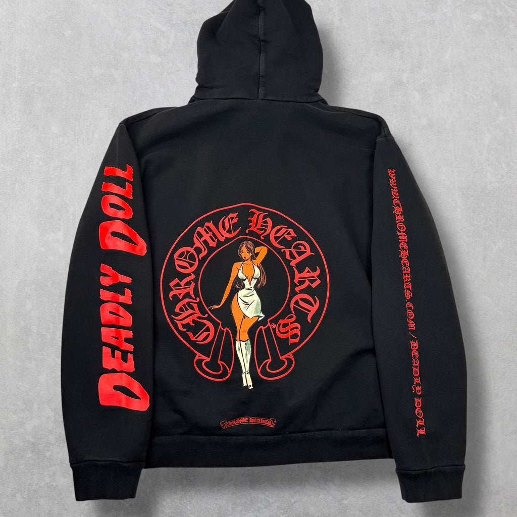 Chrome Hearts Jesse Jo Deadly Doll Horseshoe Hoodie XL