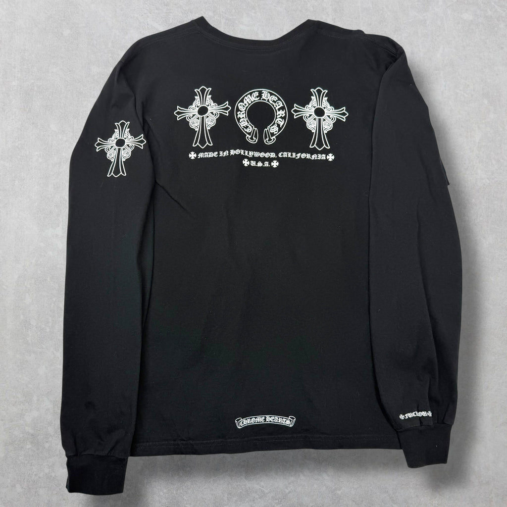 Chrome Hearts Cross Horseshoe Made in USA L/S XL