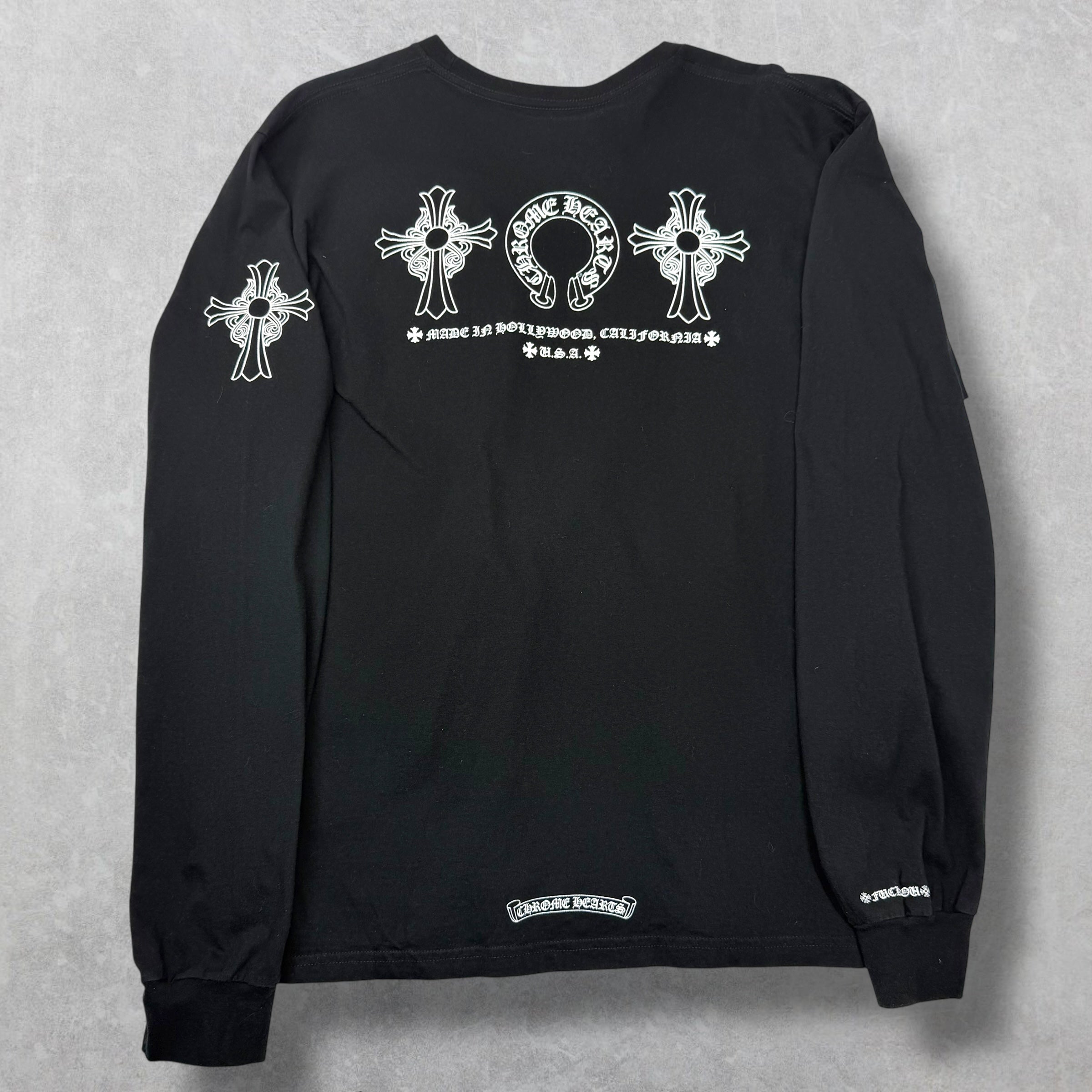 Chrome Hearts Cross Horseshoe Made in USA L/S XL
