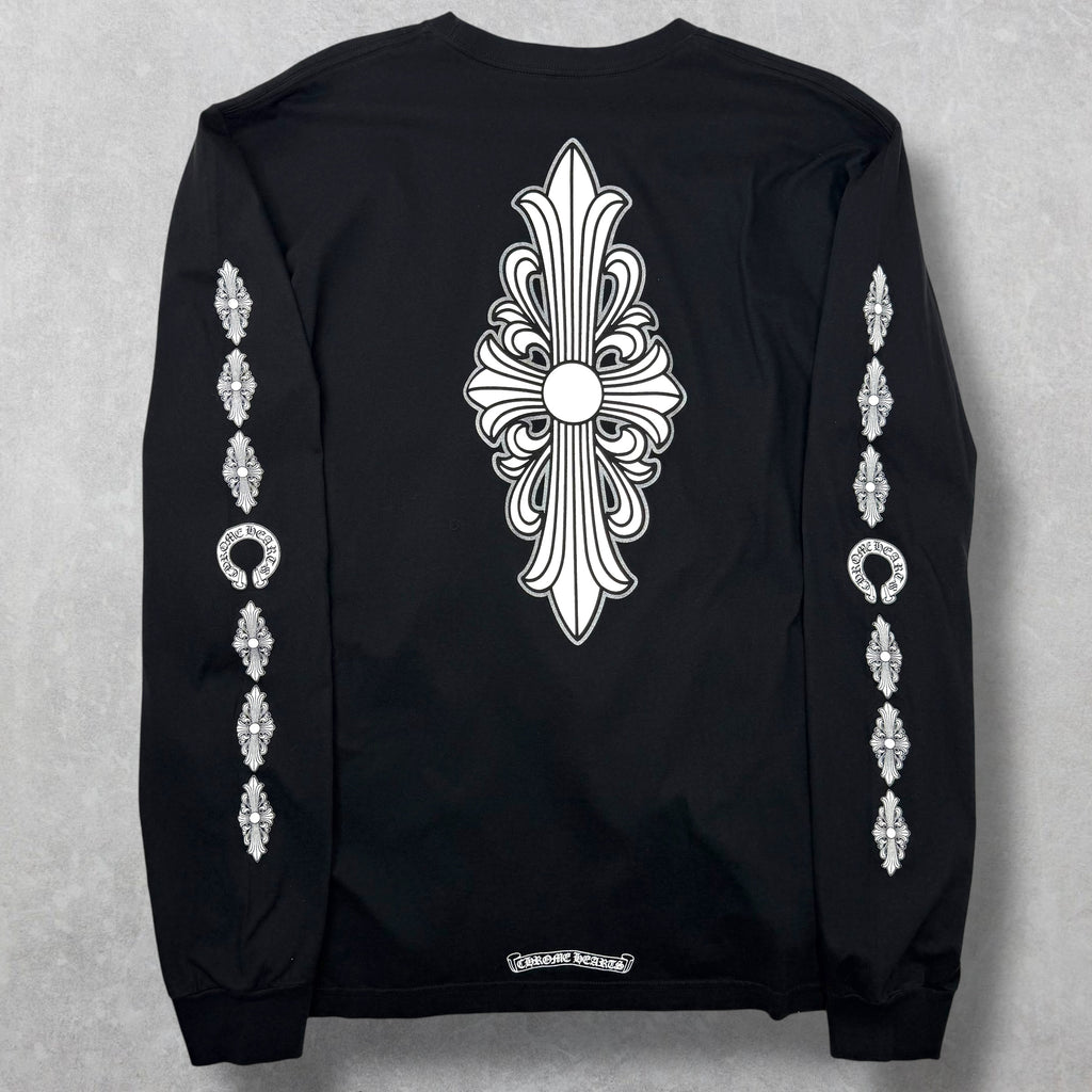 Chrome Hearts Fleur Cross Long Sleeve Tee XXL
