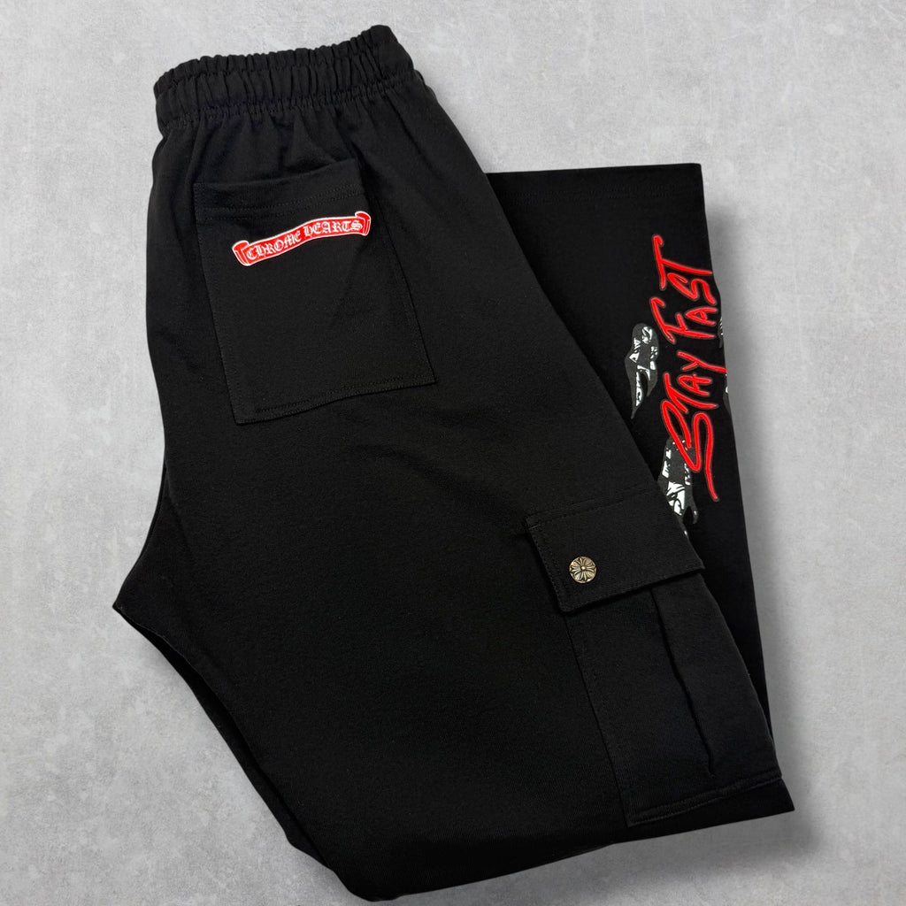 Chrome Hearts Matty Boy 'Stay Fast' Cargo Sweats XXL