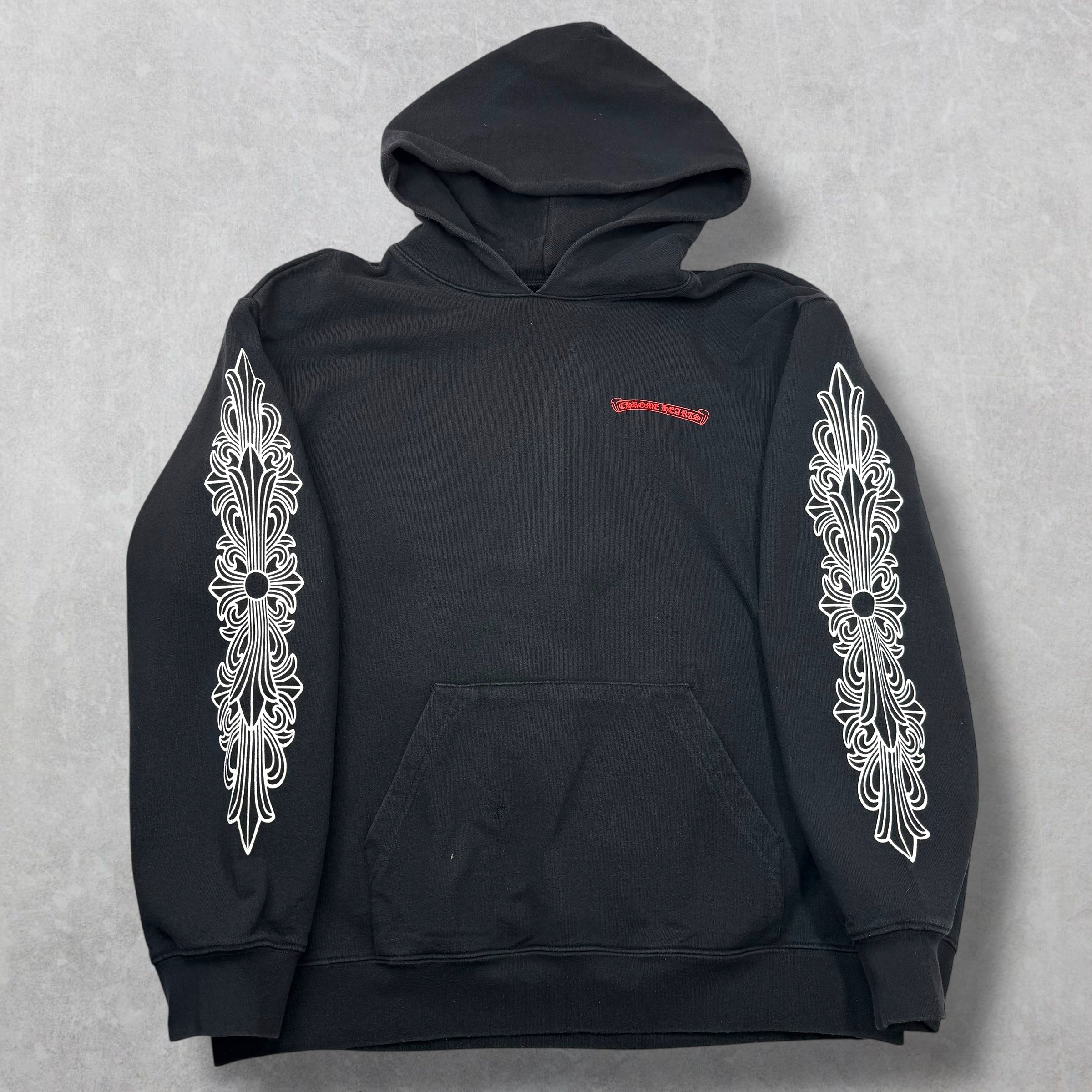 Chrome Hearts Matty Boy Floral Chomper Hoodie XXL