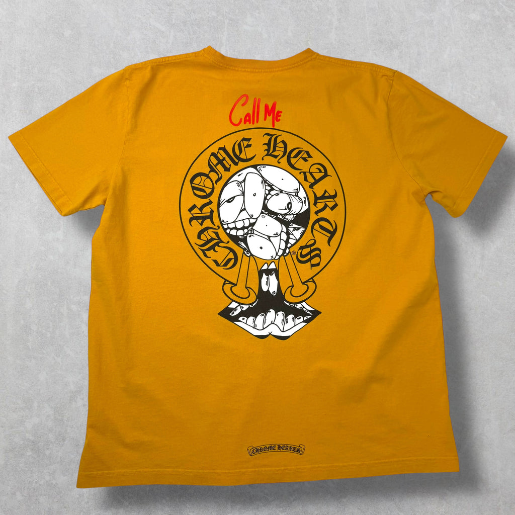 Chrome Hearts Matty Boy Call Me Yellow Tee XL