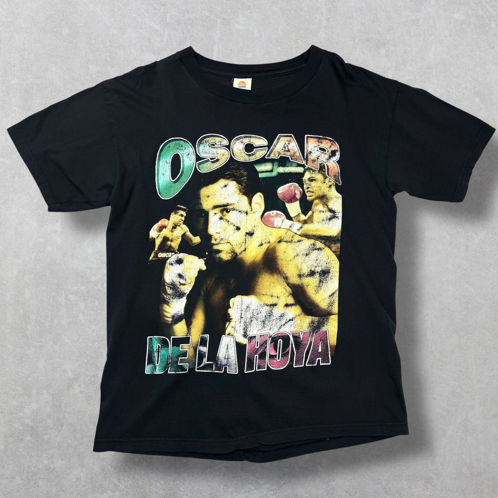 Vintage 90s Oscar De La Hoya WBC Champion Tee XL