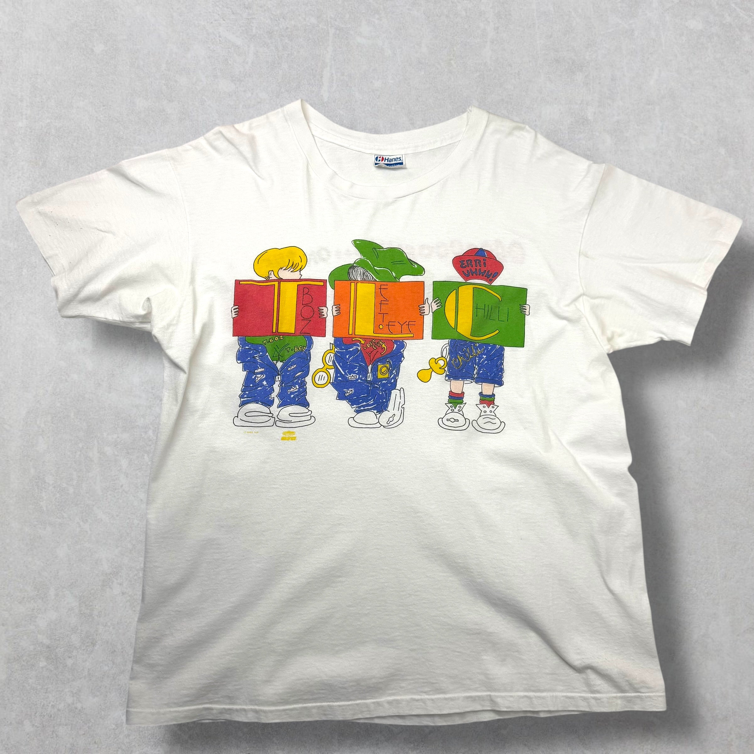 Vintage 1992 TLC "Character" Ooohhhh... On The TLC Tip Tee XL
