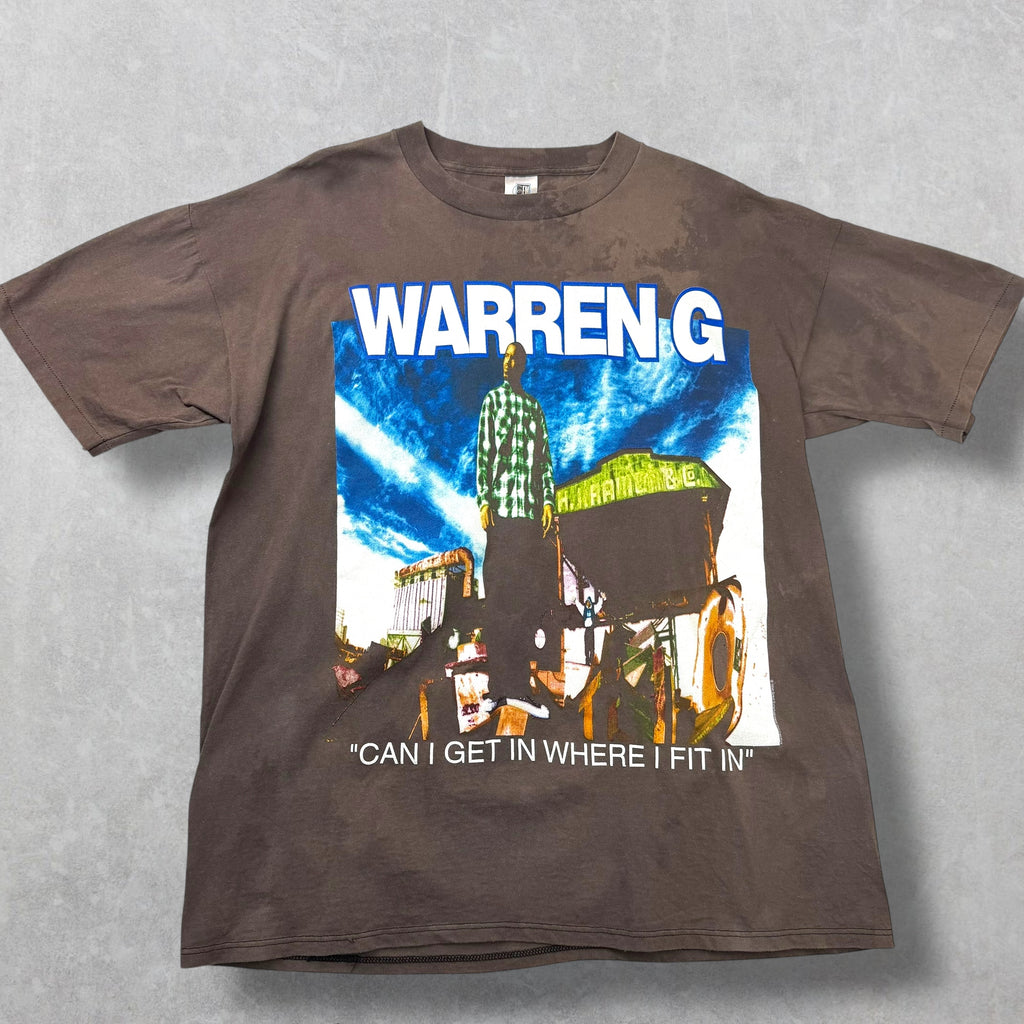 Vintage 1994 Warren G "Can I Get in Where I Fit in" Tee XL