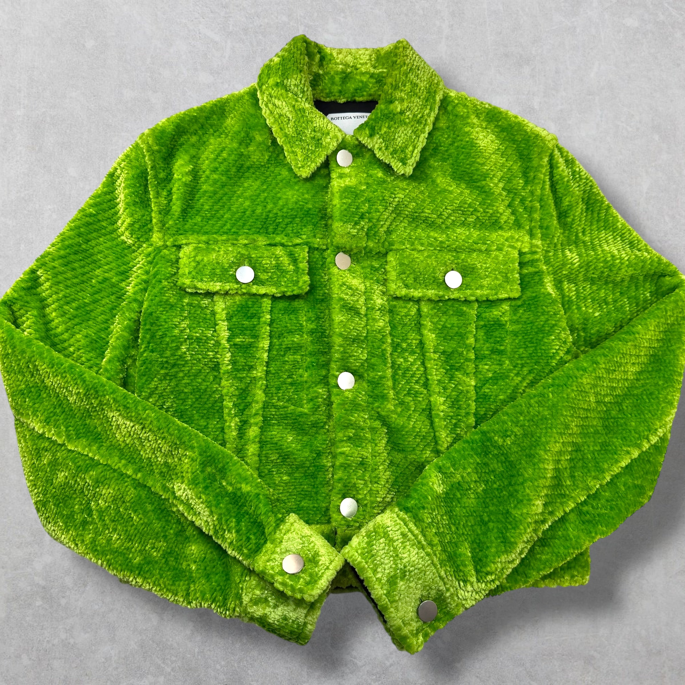 Bottega Veneta Chenille Corduroy Cropped Jacket 50 (L)