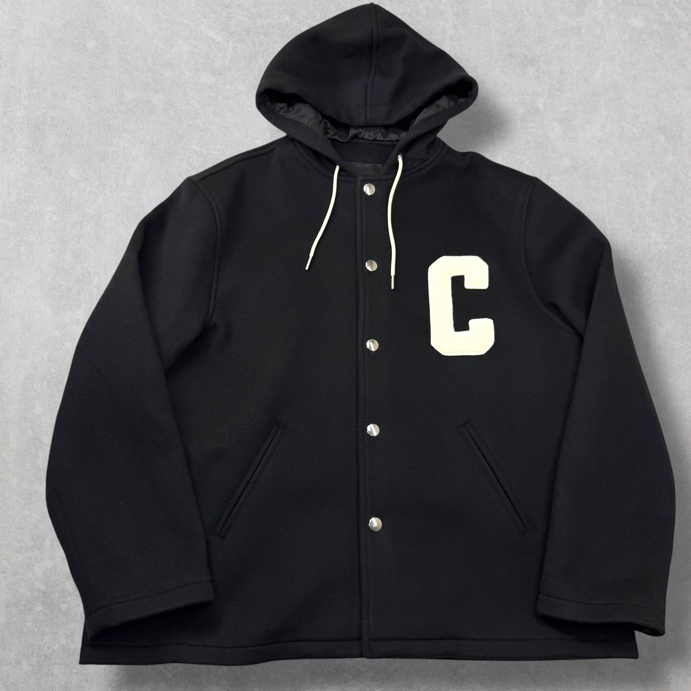 Celine College Parka In Double Face Wool 50 (L)