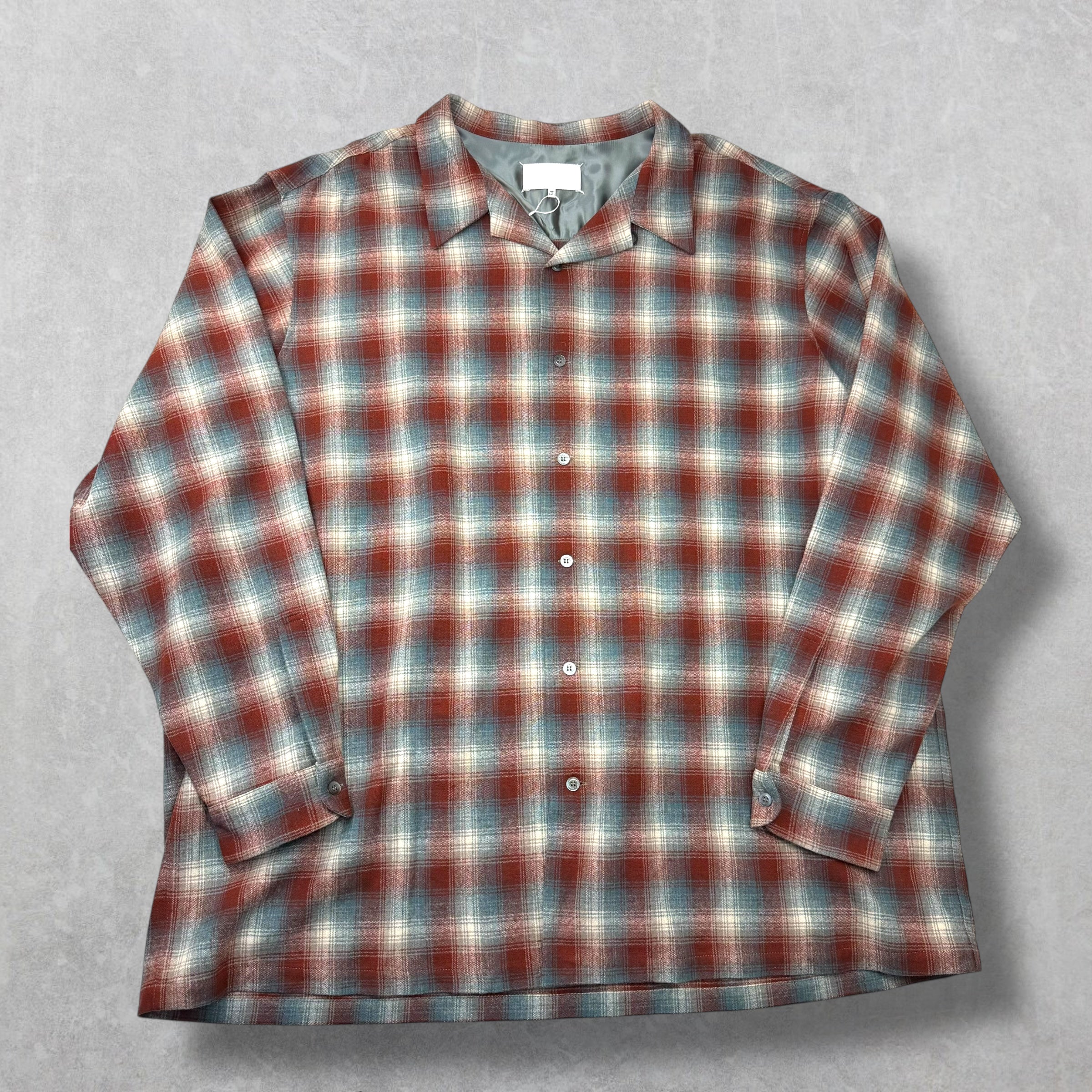 Maison Margiela Pendleton Checked Wool Shirt 52 (XL)