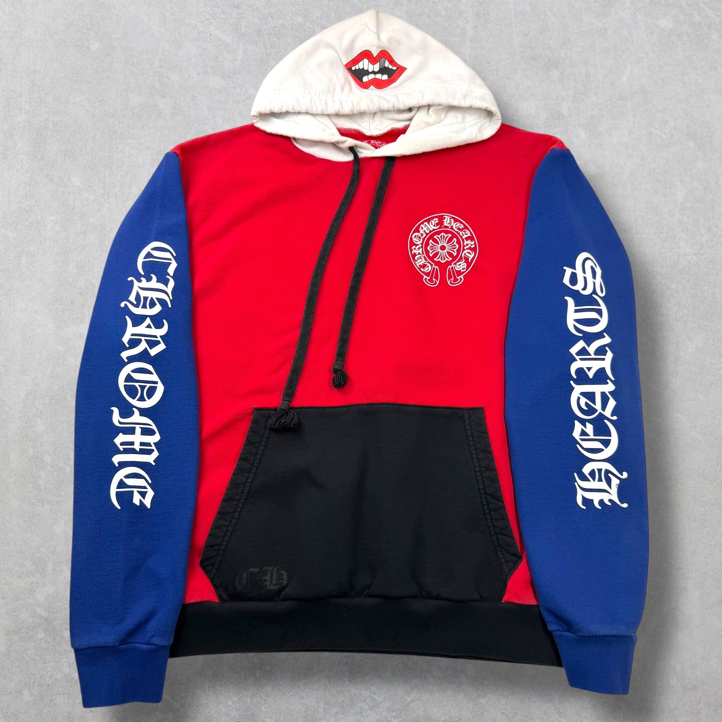 Chrome Hearts Matty Boy Chomper Color Block Hoodie XL
