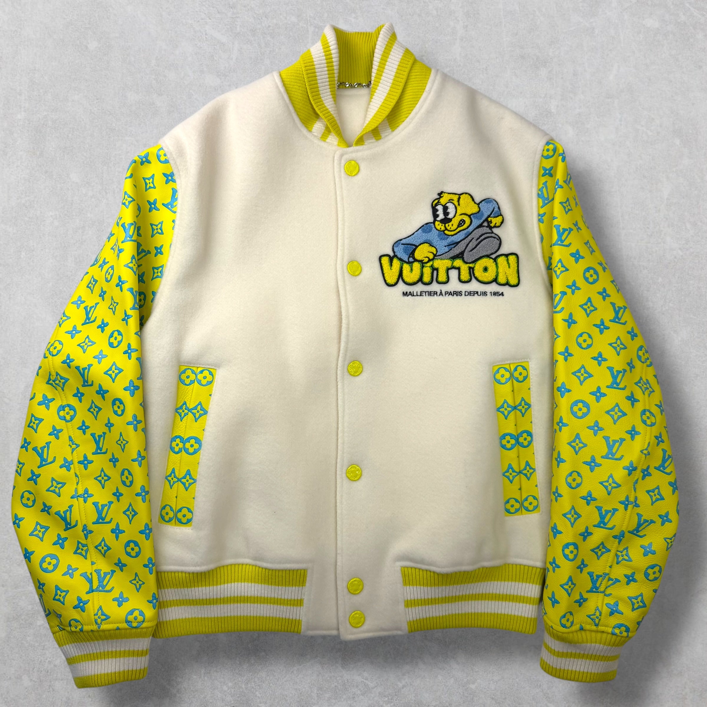 Louis Vuitton Monogram Playground Varsity Blouson 48 (M)