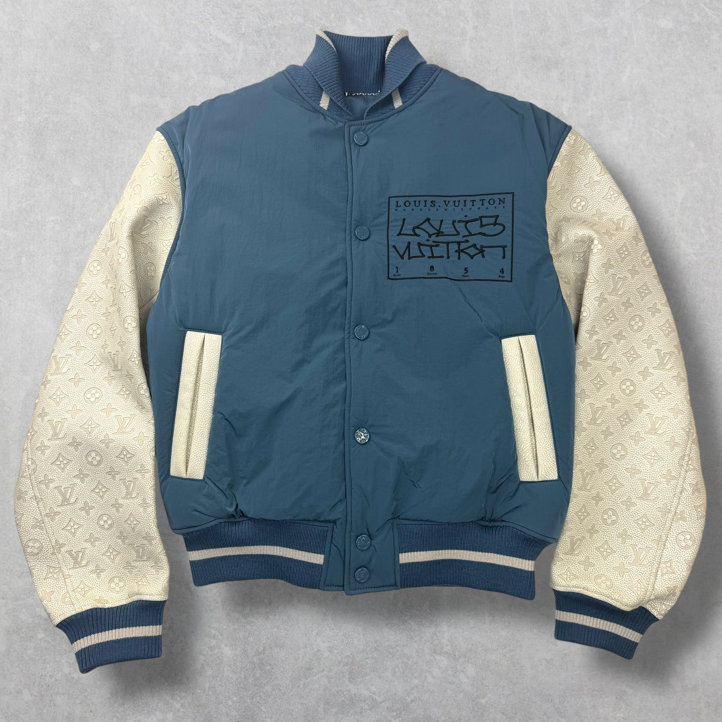 Louis Vuitton Mixed Leather Teddy Jacket 50 (L)