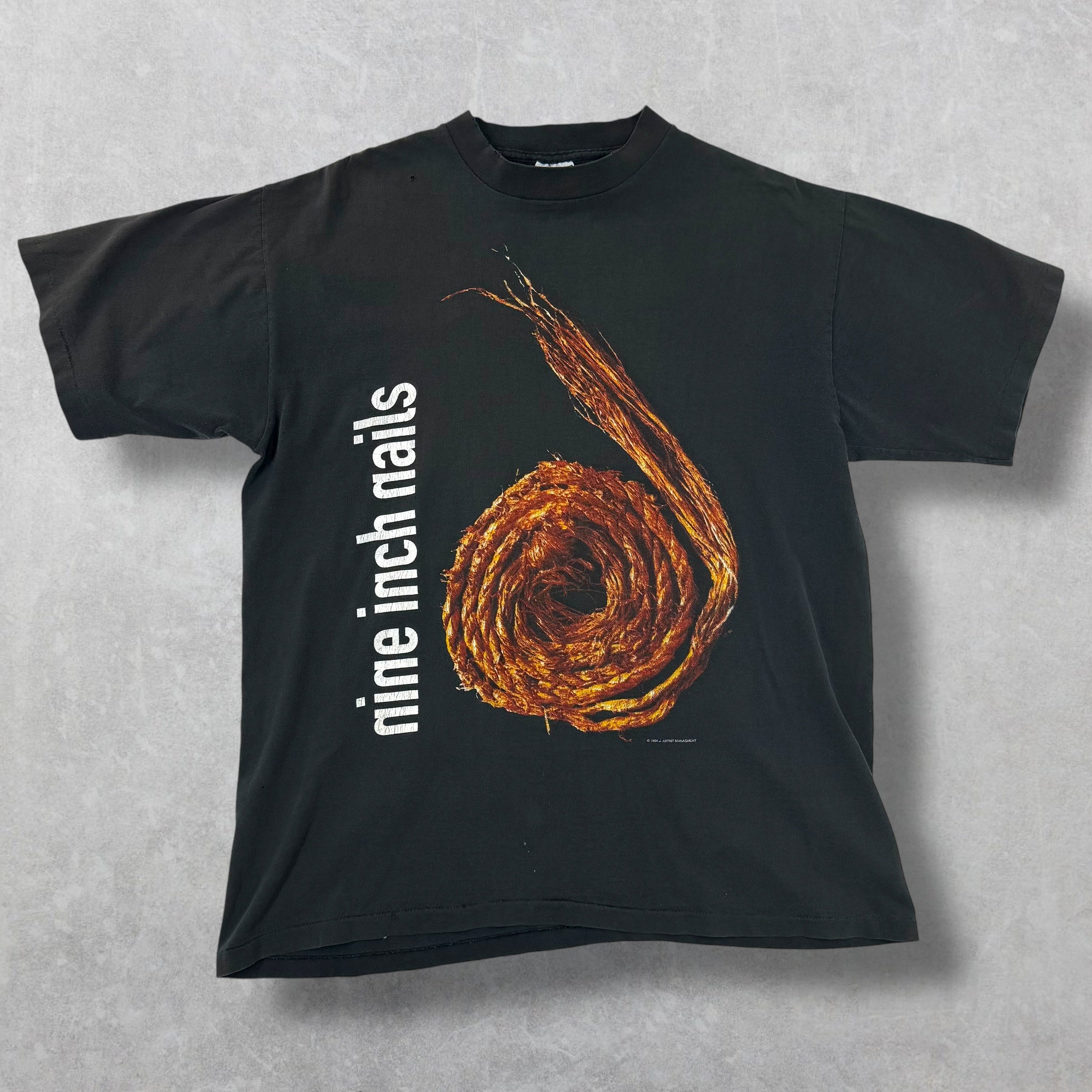 Vintage '95 Nine Inch Nails Further Down The Spiraltour Tee XL