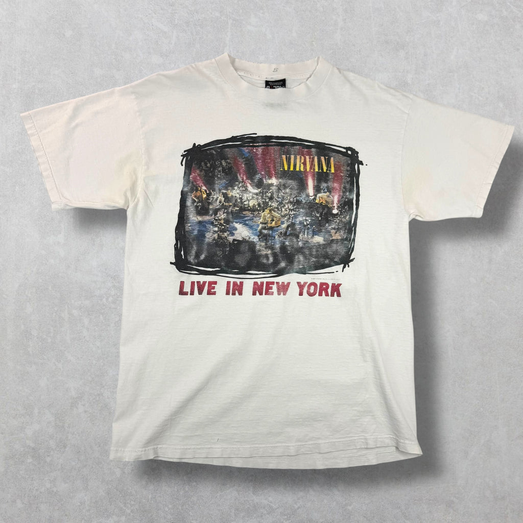 Vintage 1995 Nirvana Live in New York Tee XL