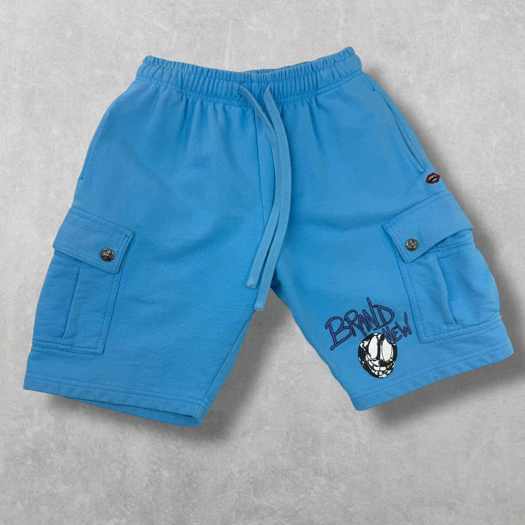 Chrome Hearts Matty Boy Blue Cargo Shorts S