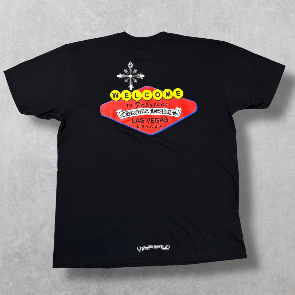 Chrome Hearts Black Welcome To Las Vegas Tee XL