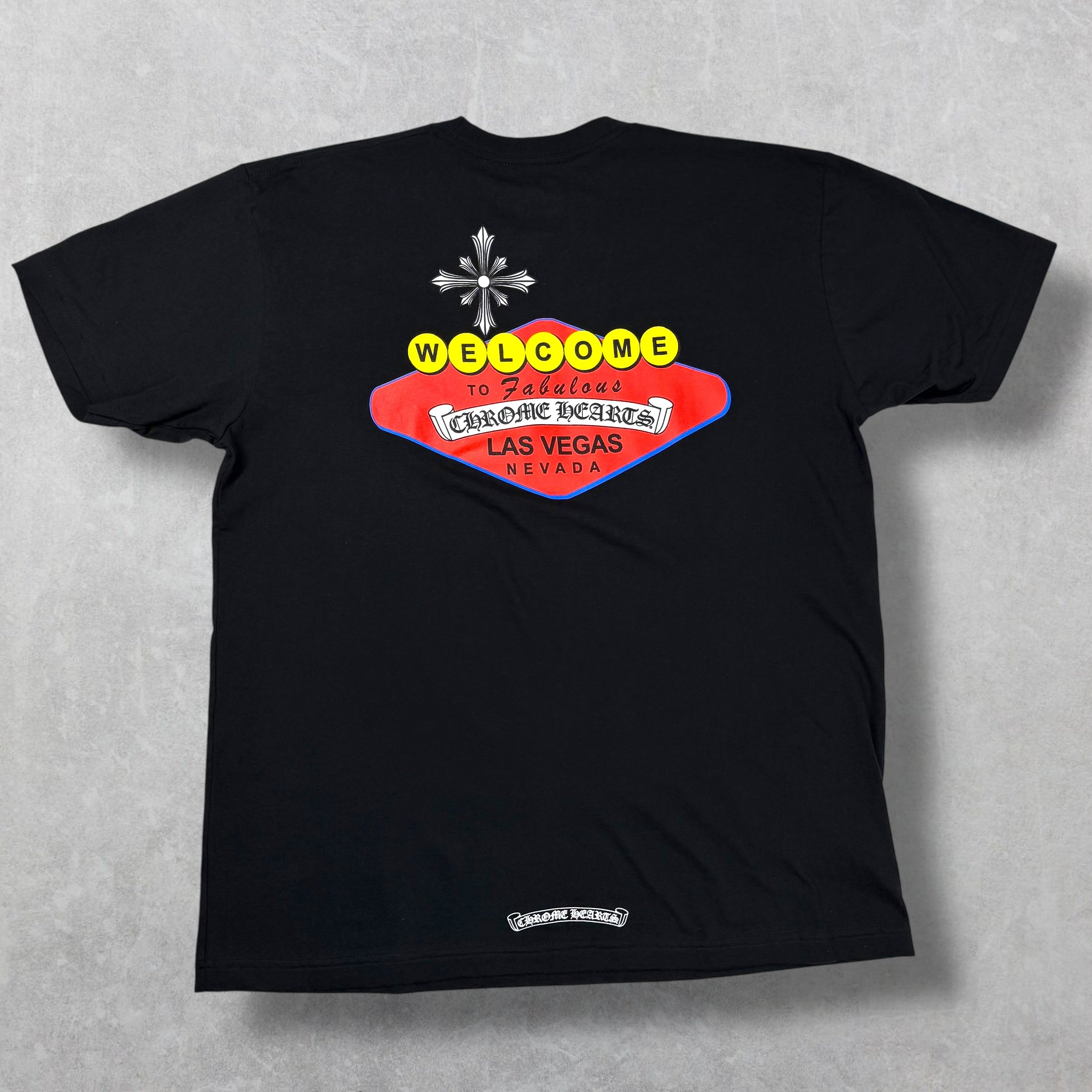 Chrome Hearts Black Welcome To Las Vegas Tee XL