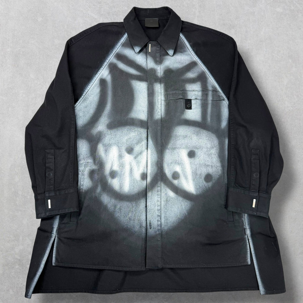 Givenchy x Chito Black Graffiti Rottweiler Overshirt XL