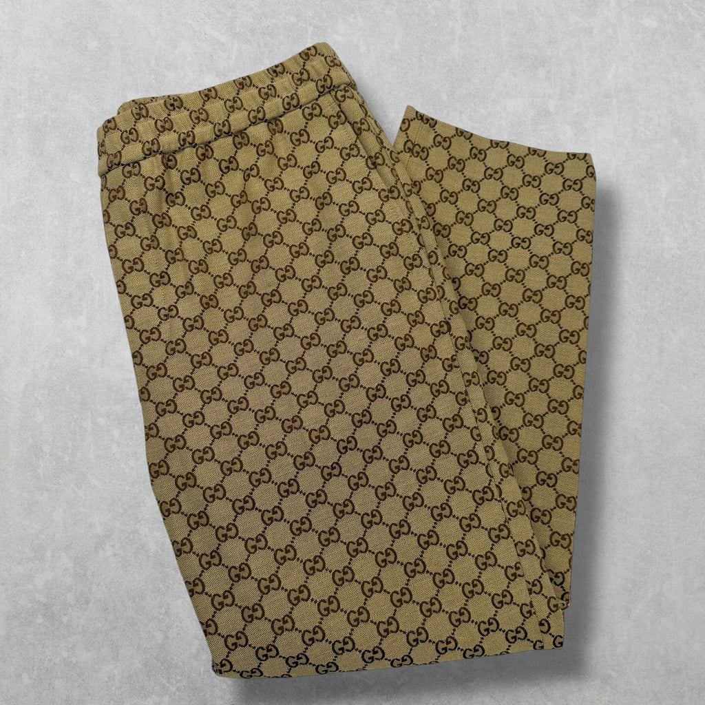 Gucci GG Supreme Cotton-Blend Pants 52 (L)