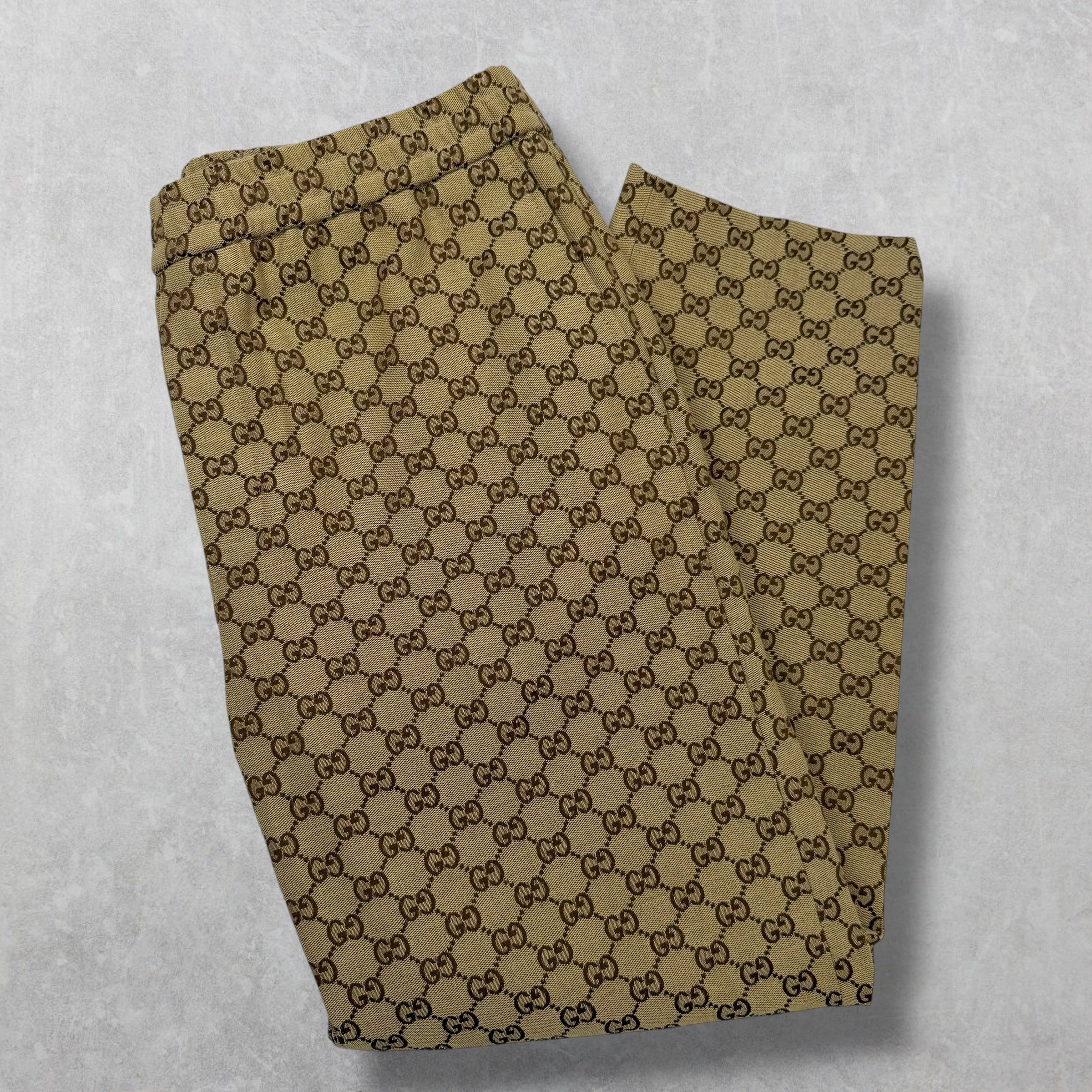 Gucci GG Supreme Cotton-Blend Pants 52 (L)