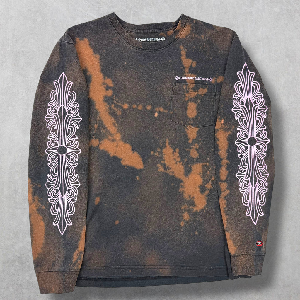 Chrome Hearts Matty Boy Pink Floral Long Sleeve L (S)