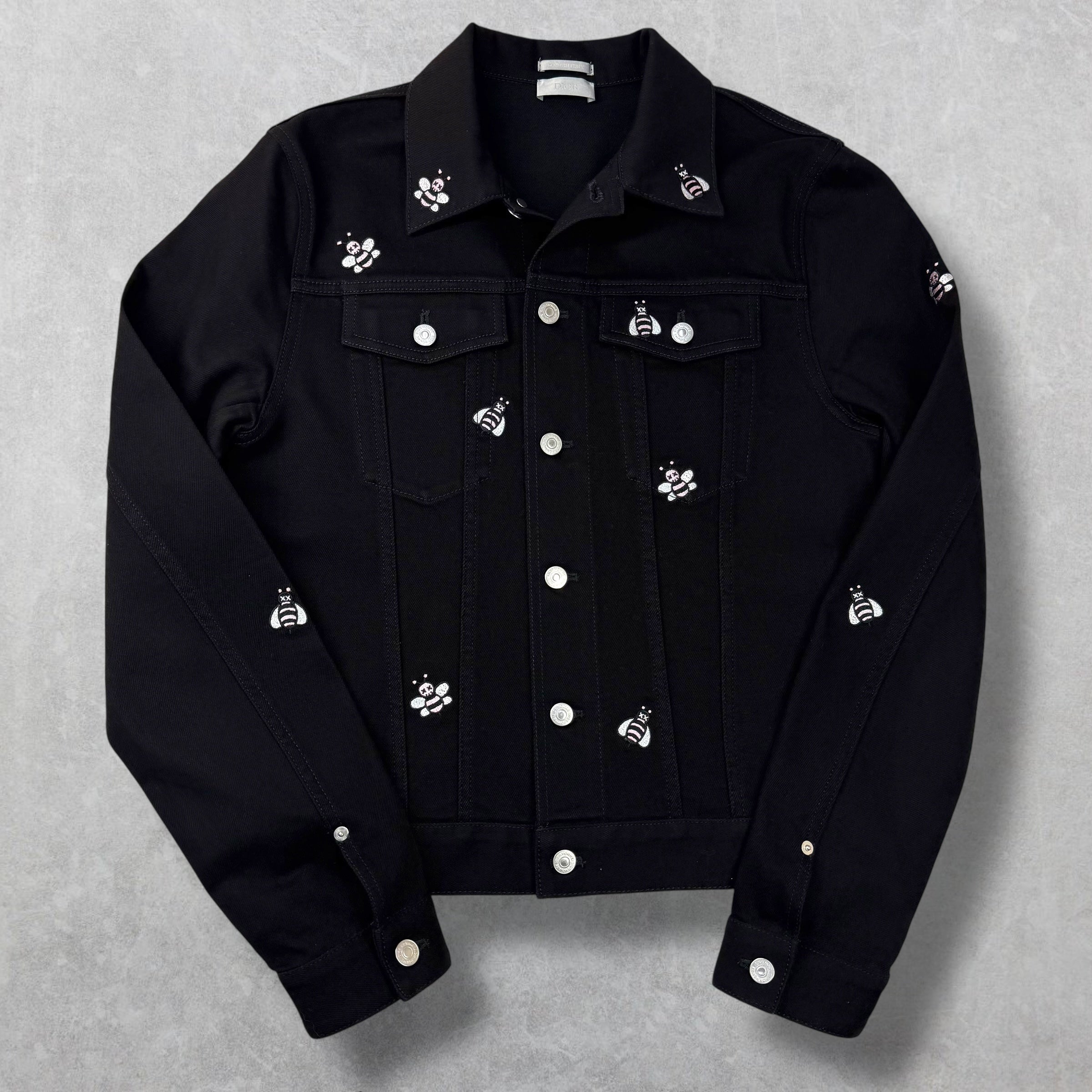 Dior Kaws Bee Denim Trucker Jacket 48 (S)