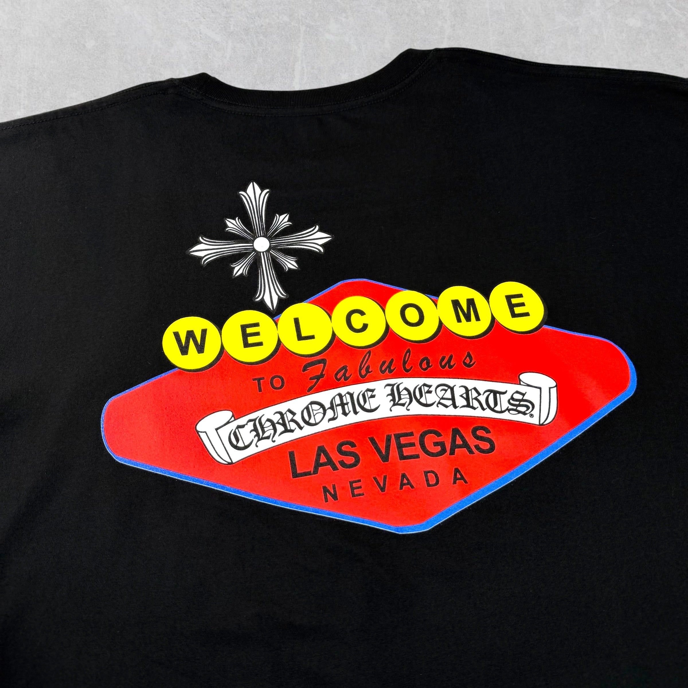 Chrome Hearts Black Welcome To Las Vegas Tee XXL