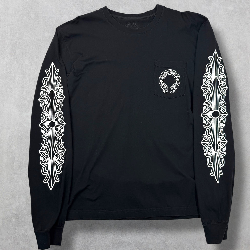 Chrome Hearts Horseshoe Floral L/S XL