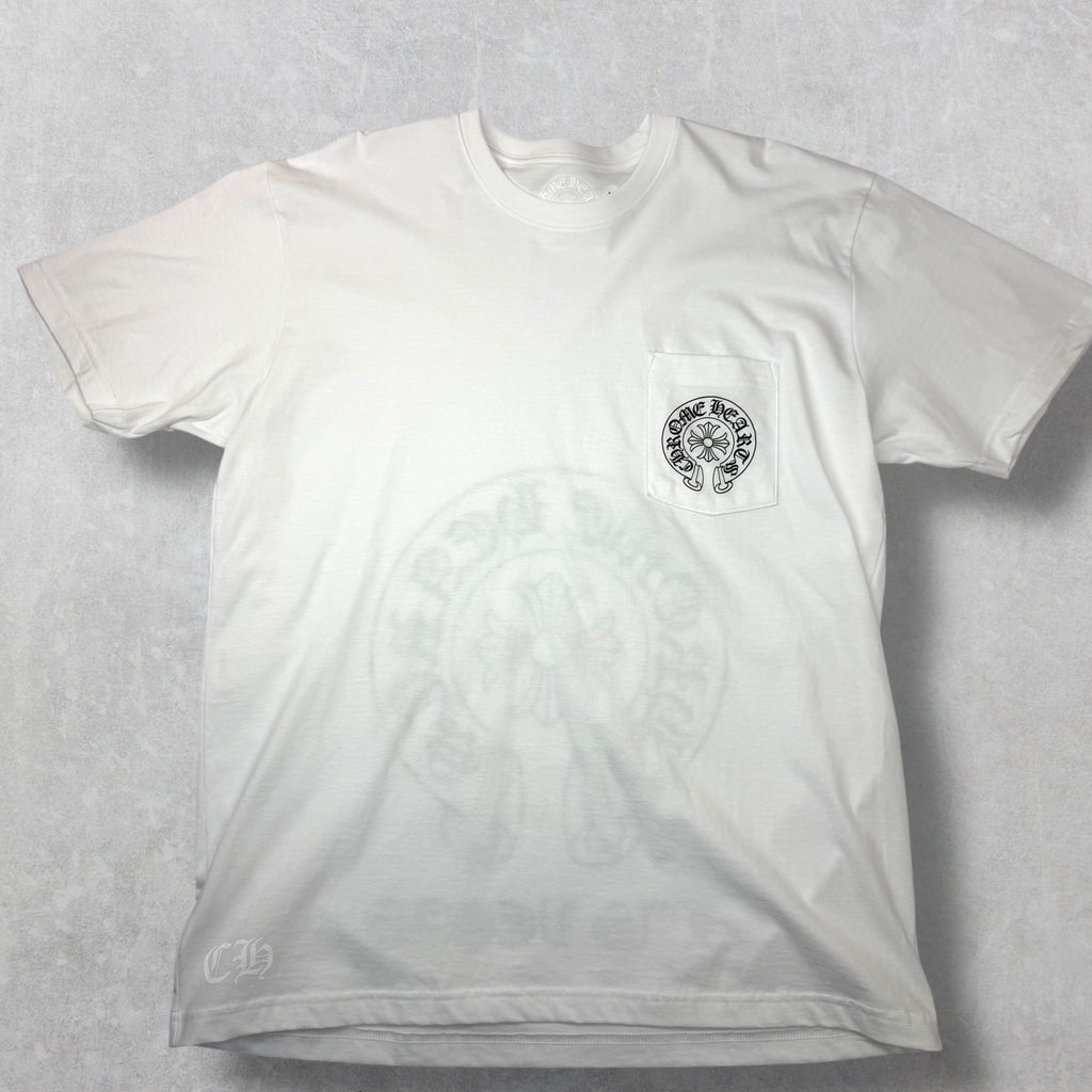 Chrome Hearts LV Exclusive Horseshoe White Tee XL
