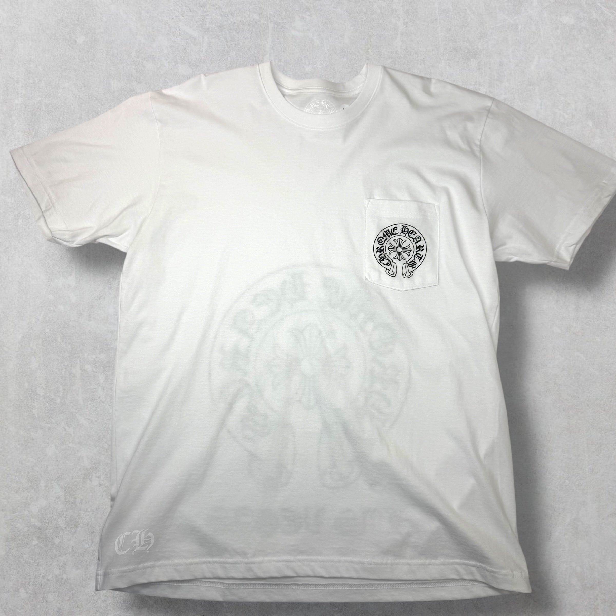Chrome Hearts LV Exclusive Horseshoe White Tee XL