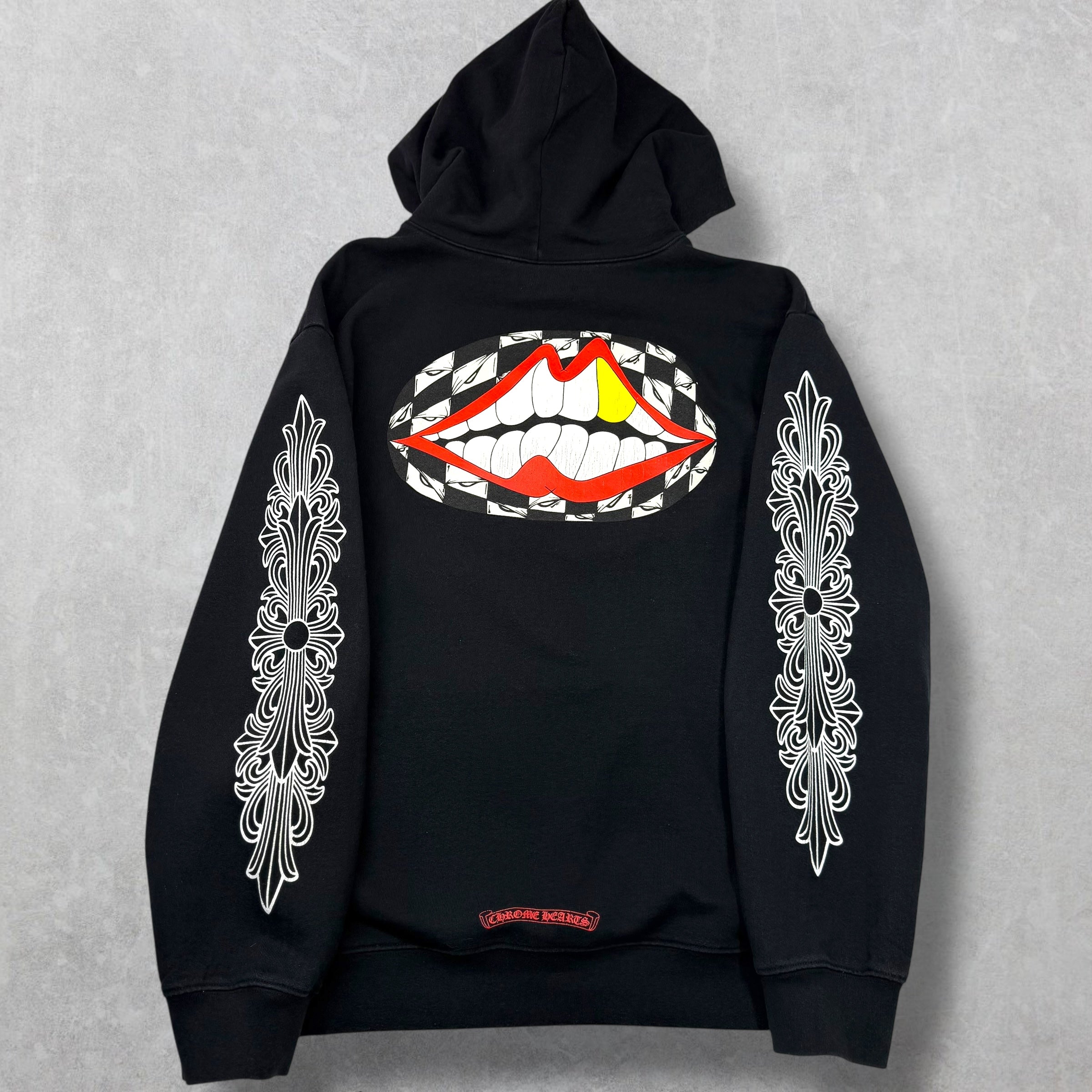 Chrome Hearts Matty Boy Floral Chomper Hoodie XXL