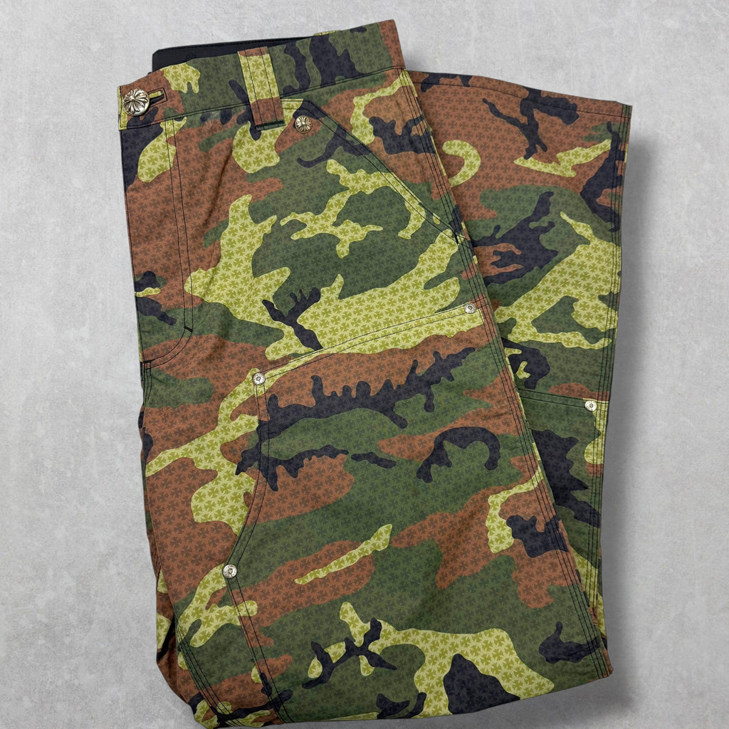 Chrome Hearts Monogram Camo Double Knee Pants 34