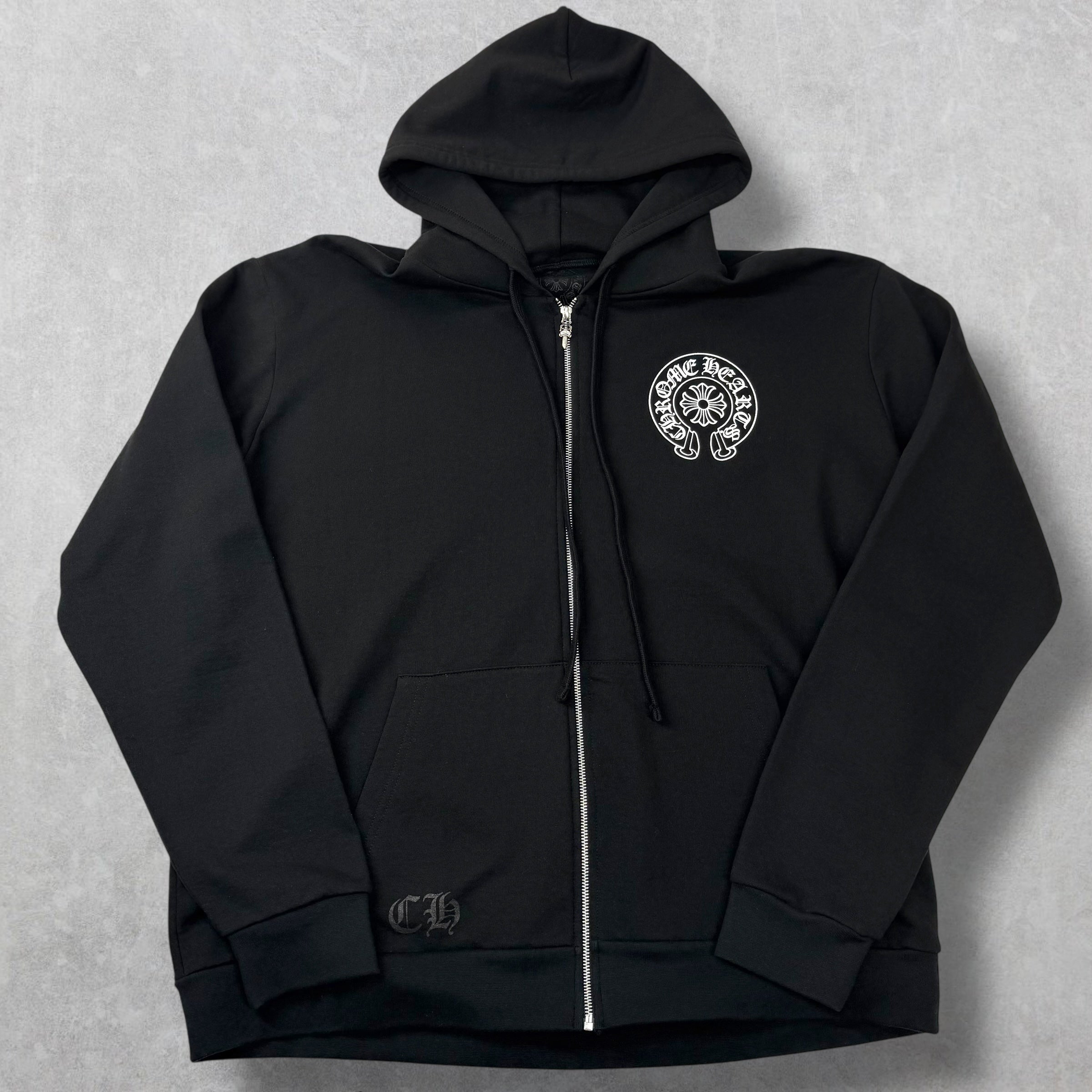 Chrome Hearts Tokyo Exclusive Horseshoe Zip Up Hoodie XL