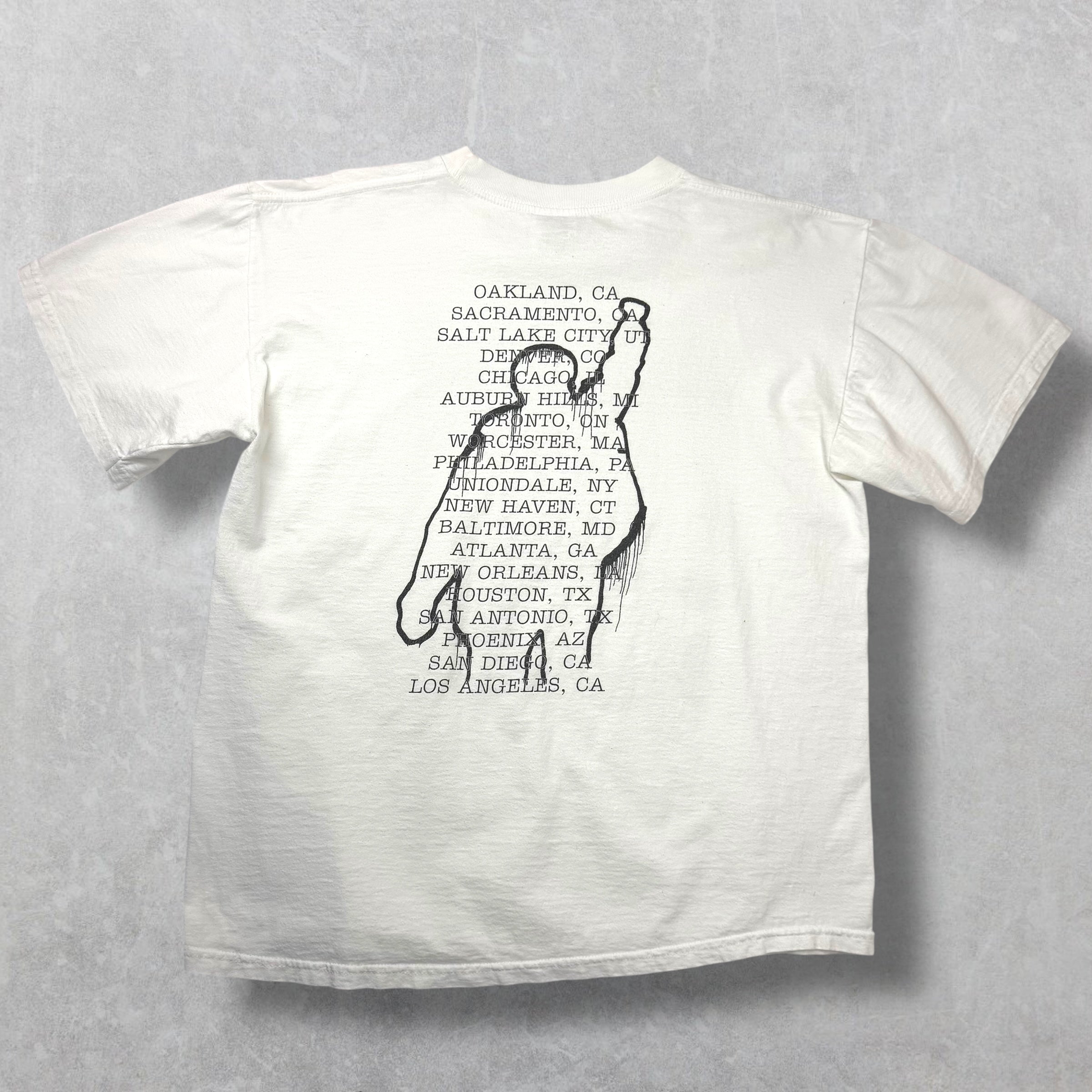 Vintage 1999 Rage Against The Machine Battle of LA Tour Tee L